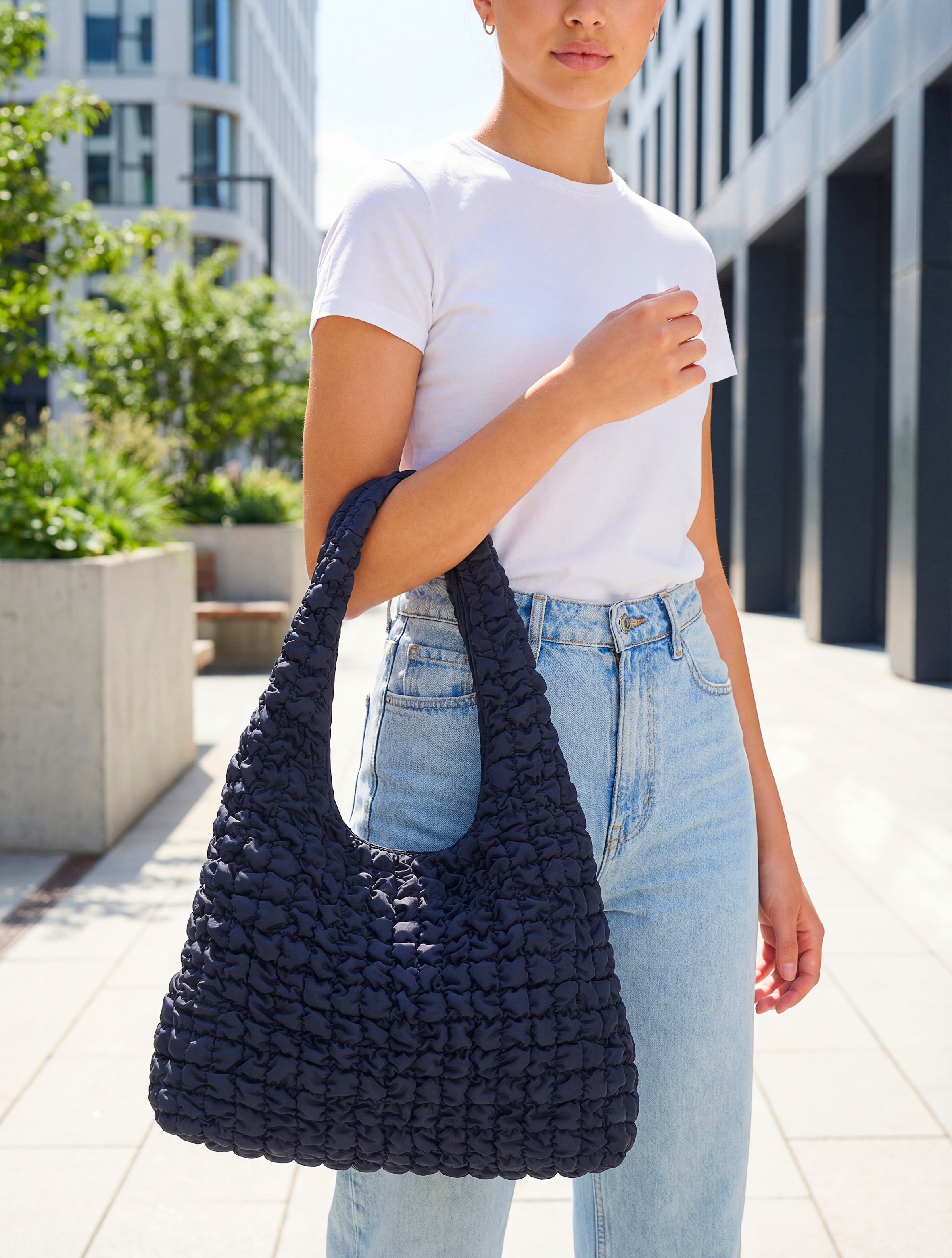 LSCN by LASCANA Shopper »Schultertasche« Handtasche, Einkaufstasche, Damentasche VEGAN