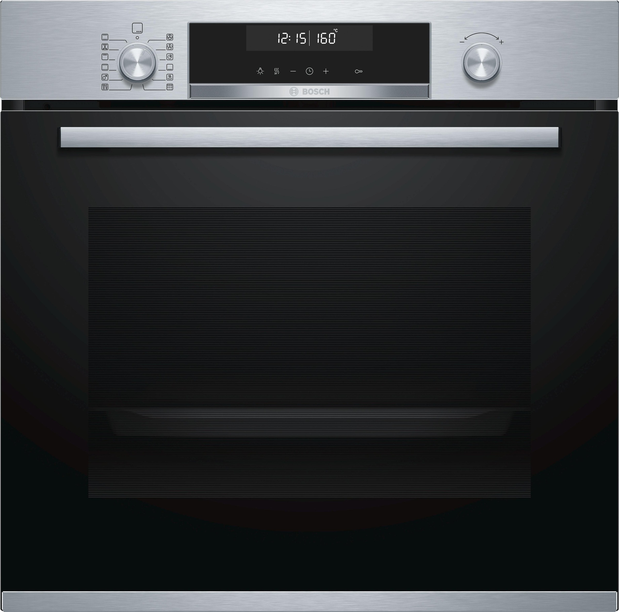 BOSCH Pyrolyse Backofen »HBA578BS0«, Serie 6, HBA578BS0, mit Teleskopauszug nachrüstbar, Pyrolyse-Selbstreinigung