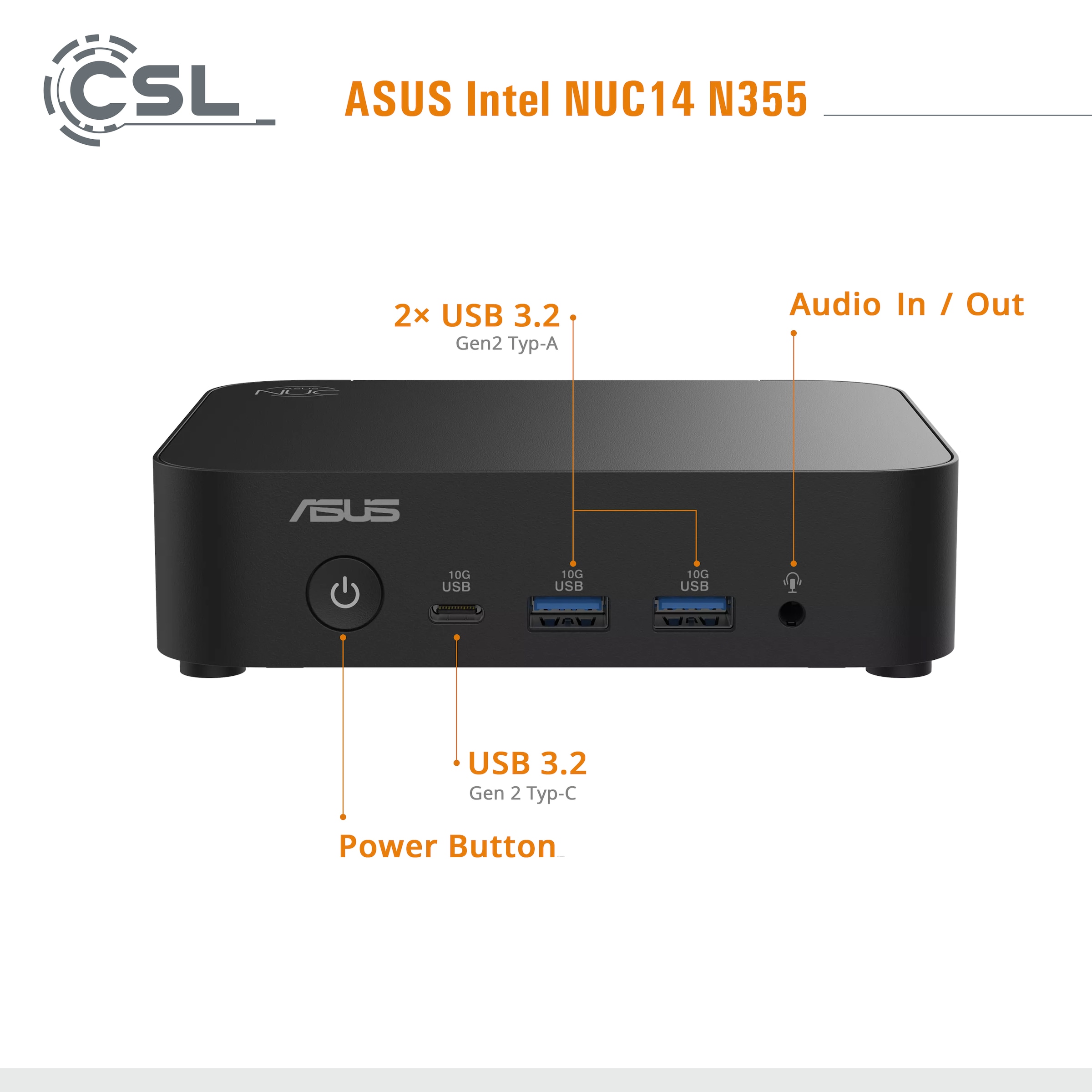 CSL PC »ASUS NUC14 N355«
