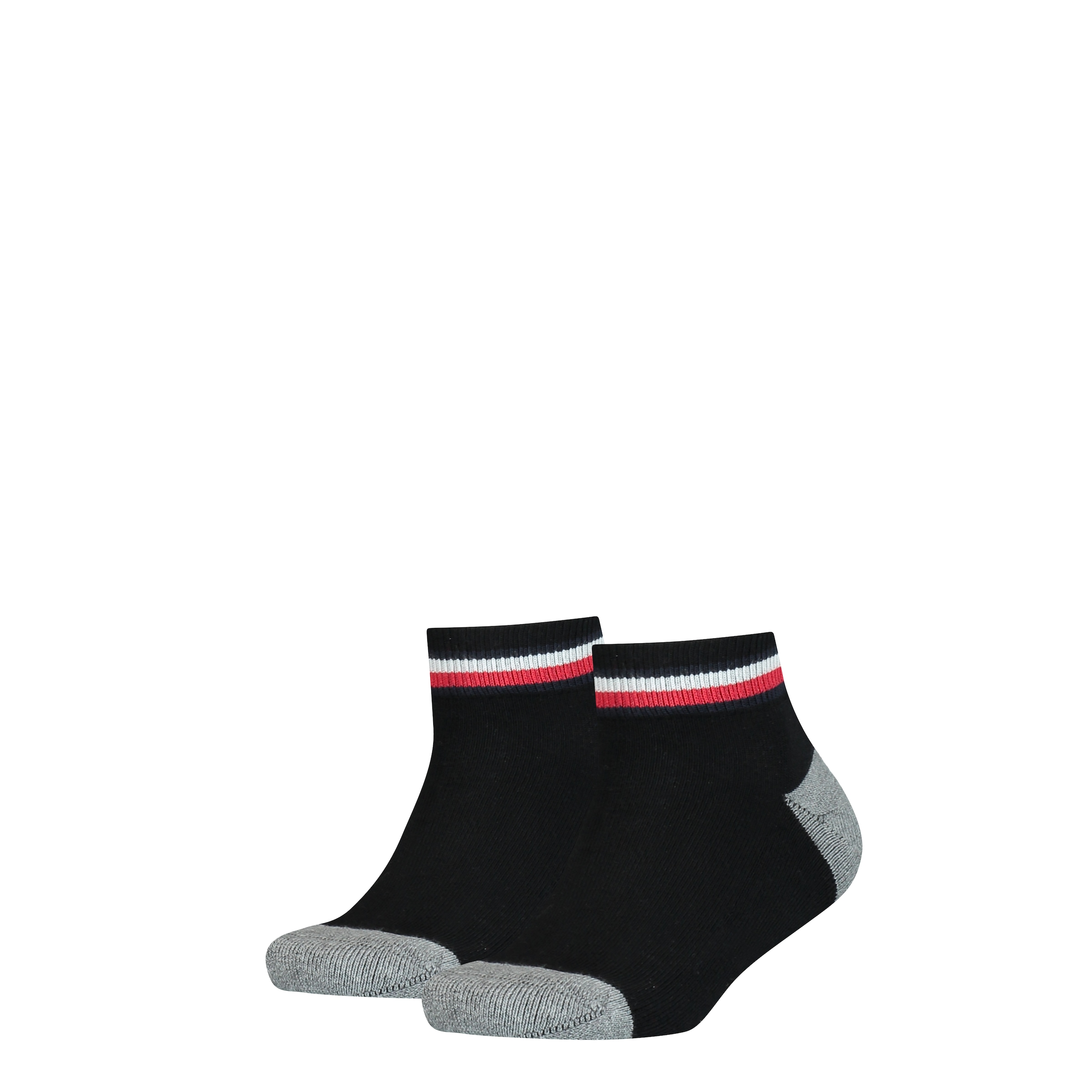 Tommy Hilfiger Kurzsocken »TH KIDS ICONIC SPORTS QUARTER« 2 Paar,  mit Kontraststreifen und schmalem Rippenbündchen