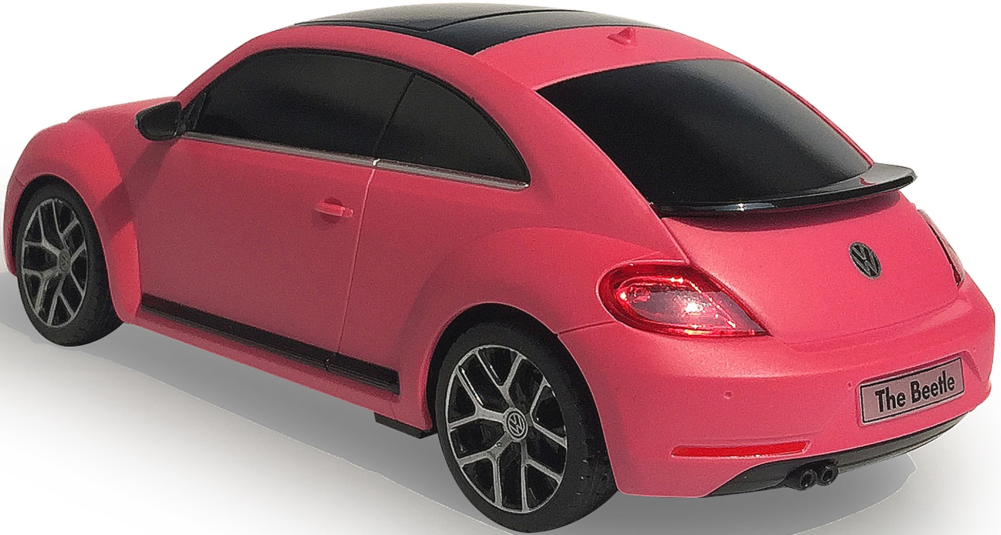Mit UV Photoccrom Effekt Jamara VW New Beetle 1:24 pink/rot 2,4GHz RC Auto 