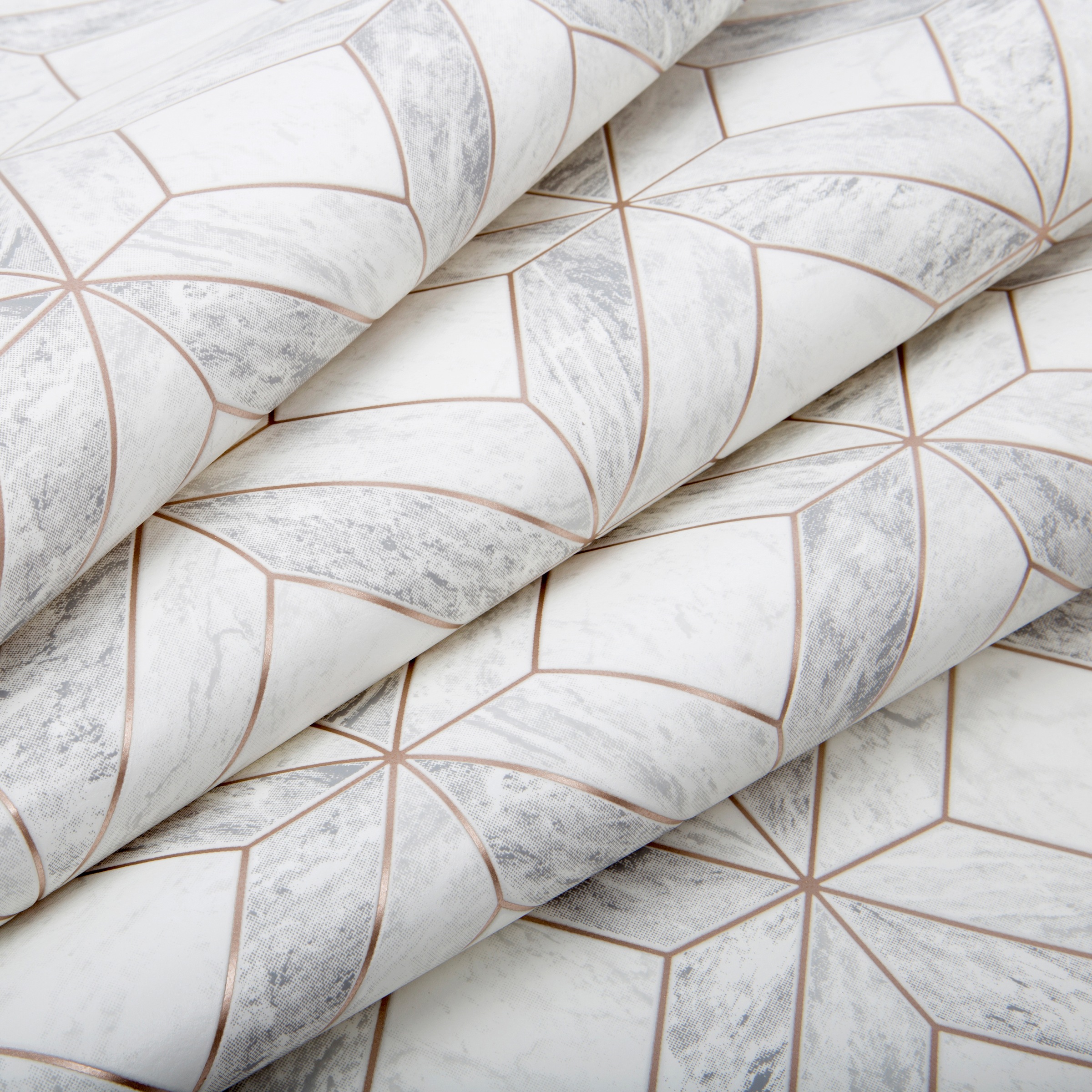 Superfresco Easy Vliestapete »Marble Marquetry« geometrisch geprägt 1000 cm Länge