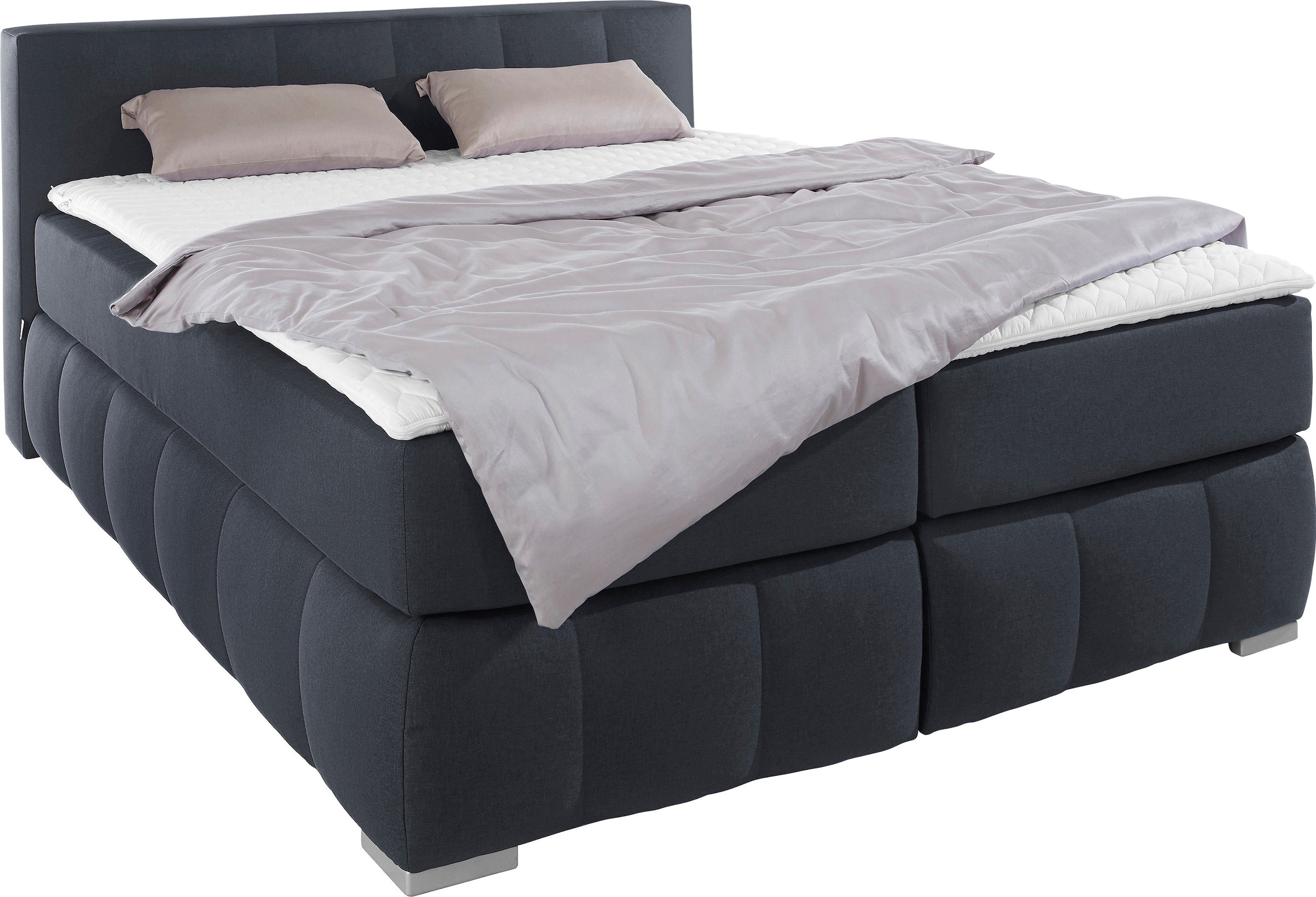 2. Bild von Guido Maria Kretschmer Home&Living Boxspringbett »Chelles«, inkl. Topper, in XXL- Überlänge 220 cm, Unterbox mit feine Wölbung