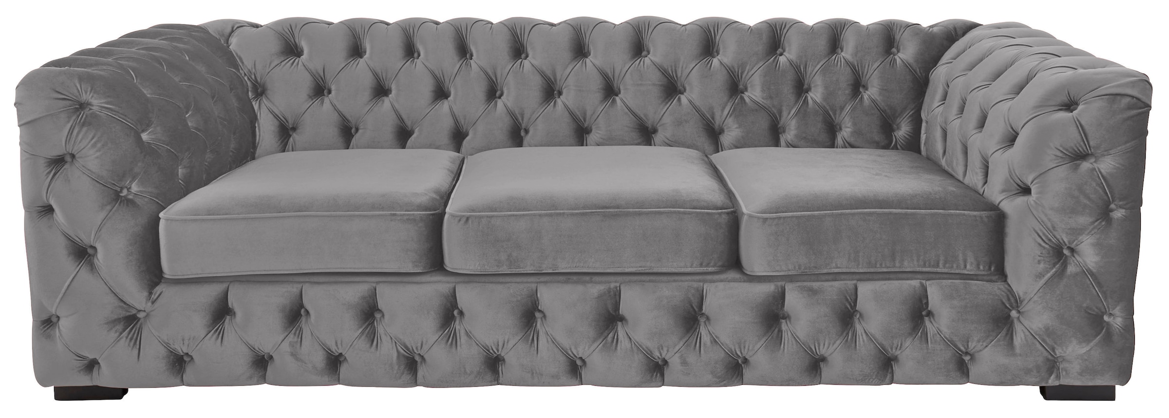 Home affaire Chesterfield-Sofa »Kalina« klassische Chesterfield-Knopfheftun günstig online kaufen