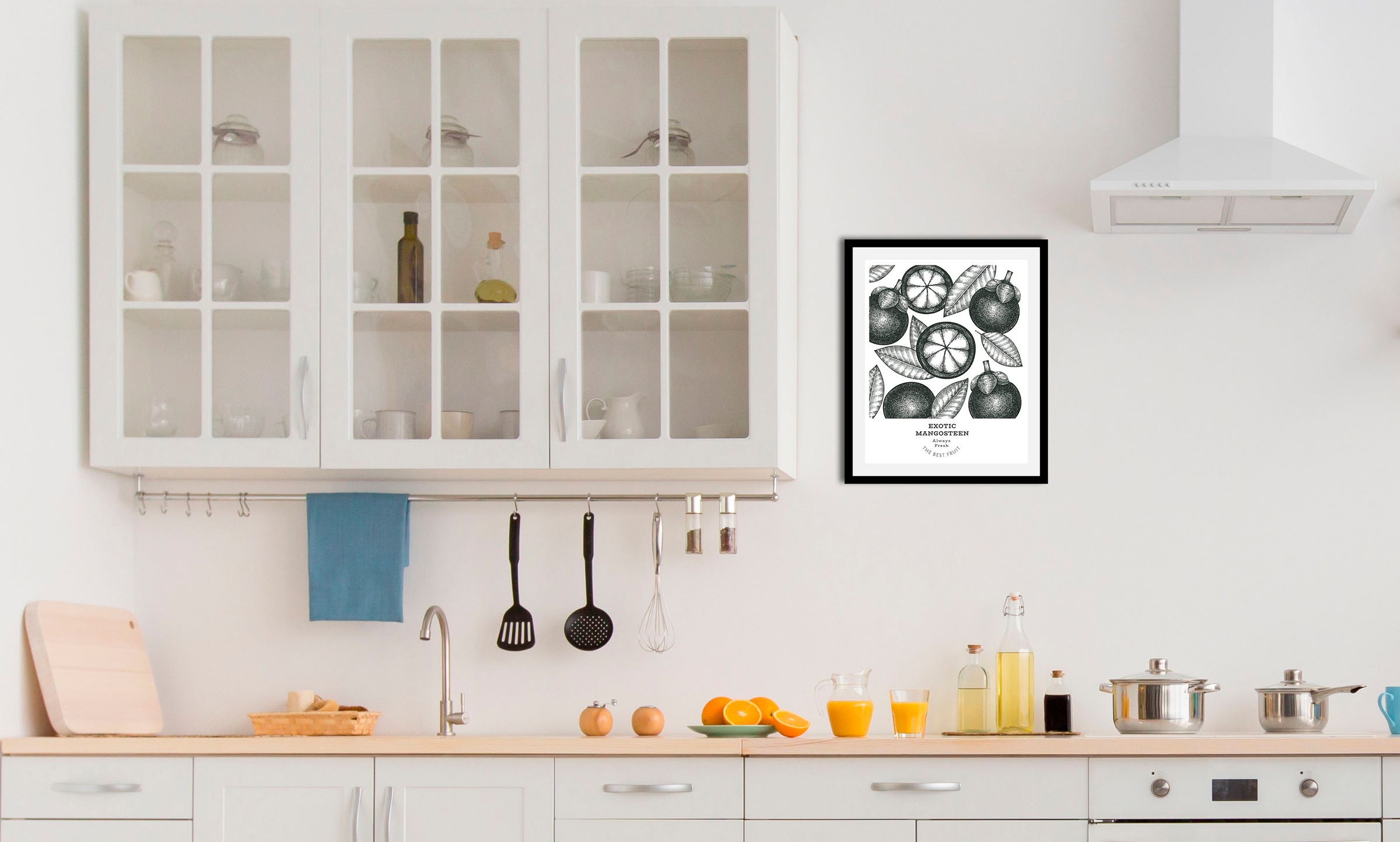 queence Bild »Exotic Mangosteen«, Obst-Obst Bilder-Essen-Lebensmittel-Kunst günstig online kaufen