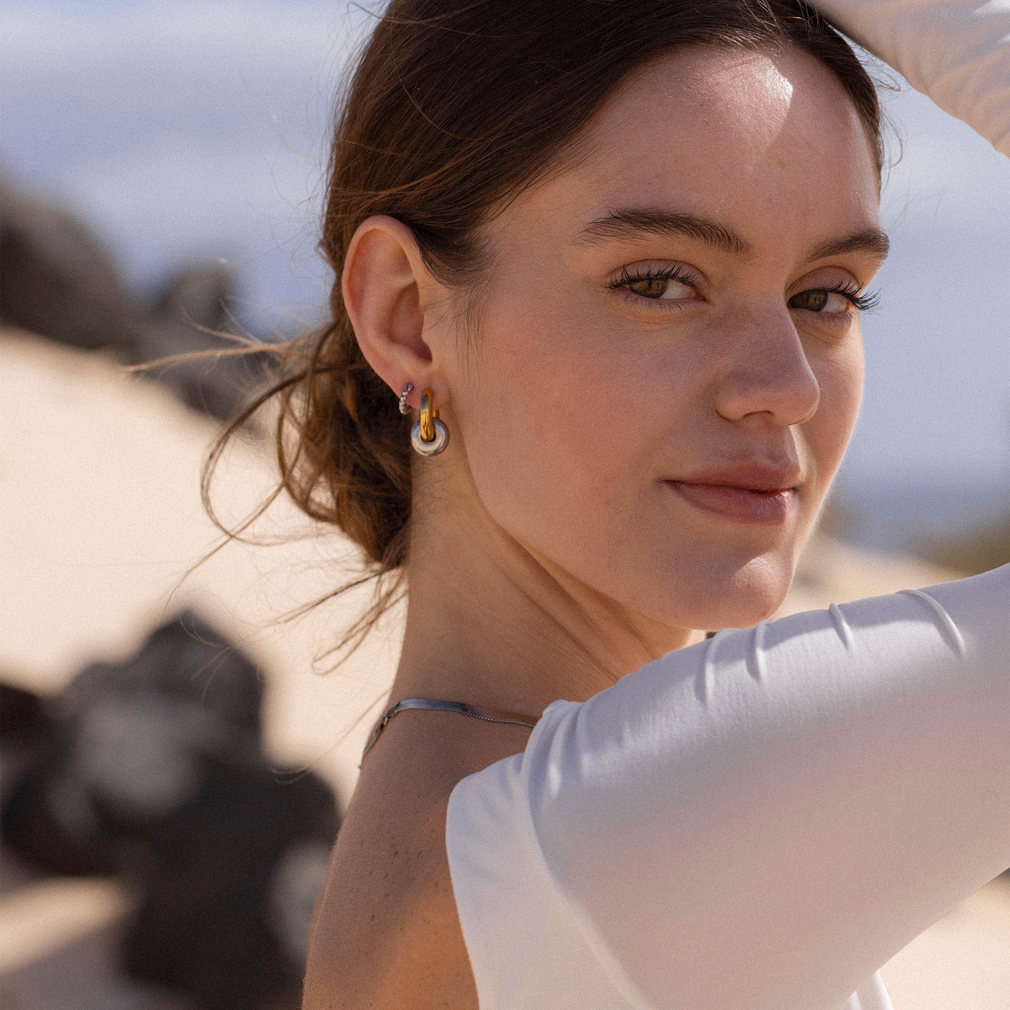 Purelei Single-Creole »Schmuck Geschenk Piercing Rope«