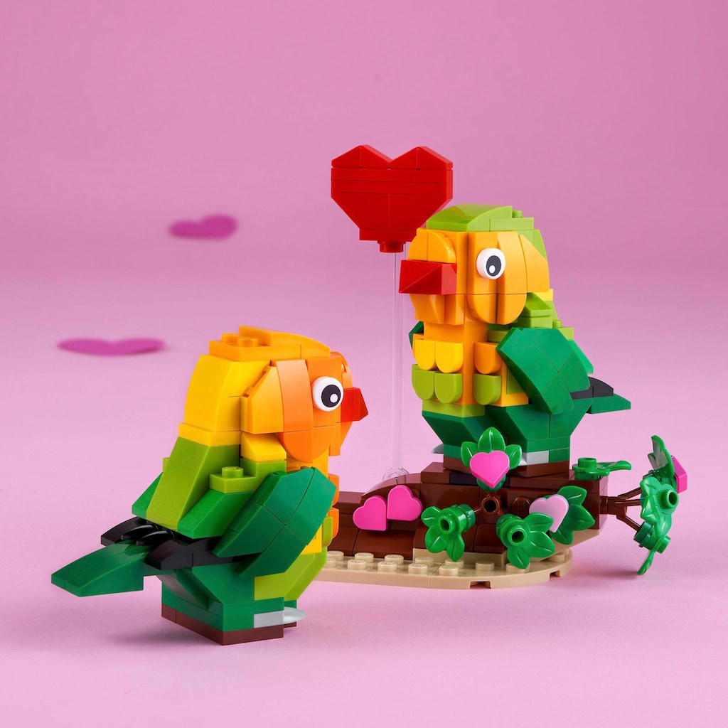 LEGO® Konstruktionsspielsteine »Valentins-Turteltauben (40522), LEGO®«, (298 St.)