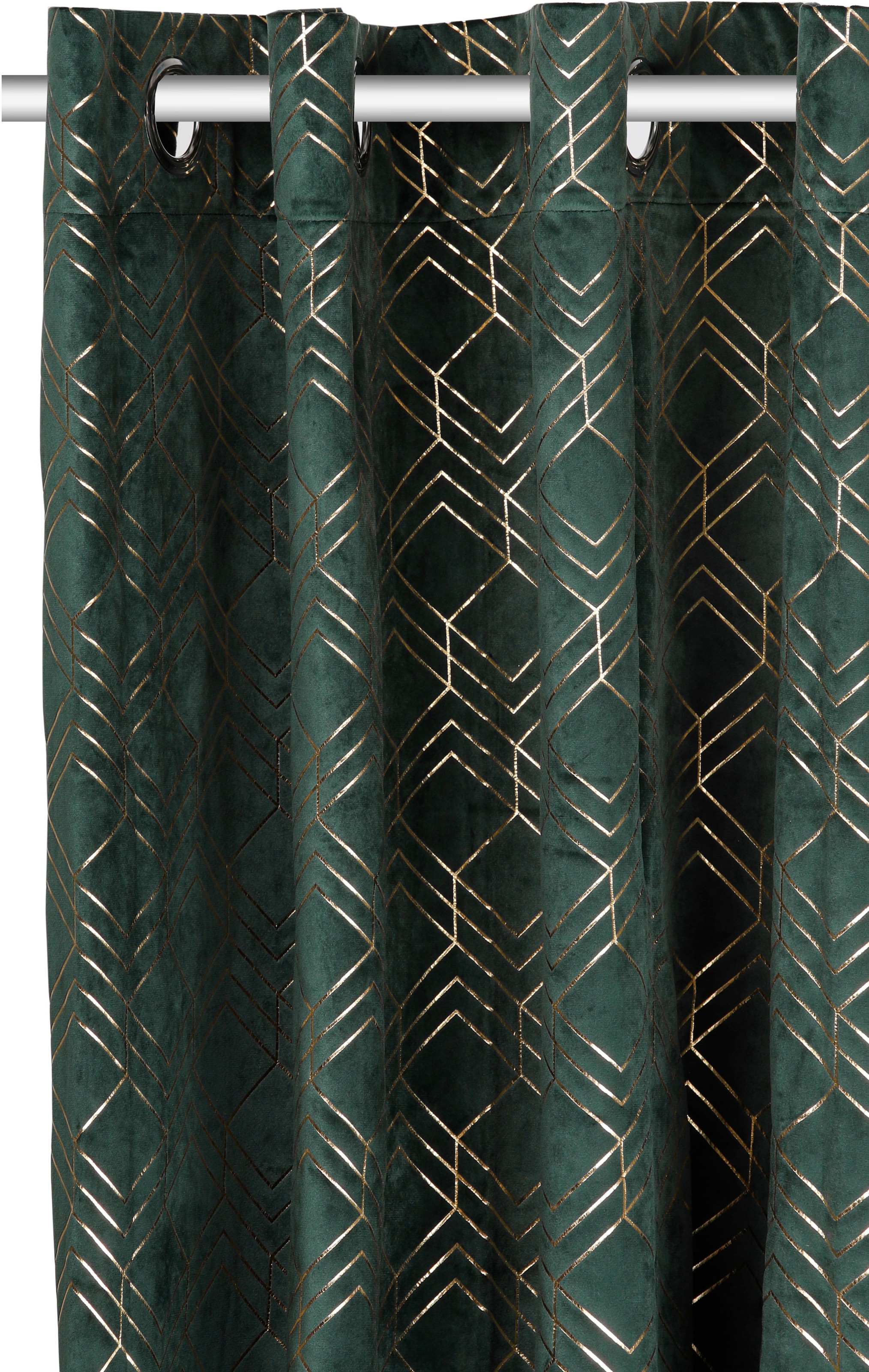 my home Vorhang »Velvet Foil«, (2 St.), Samt