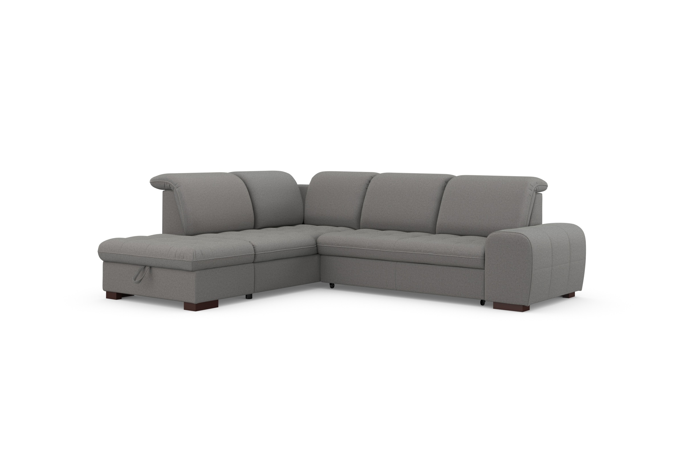 sit&more Ecksofa »Luxor L-Form«, wahlweise mit Bettfunktion, Stauraum und Kopfteilverstellung