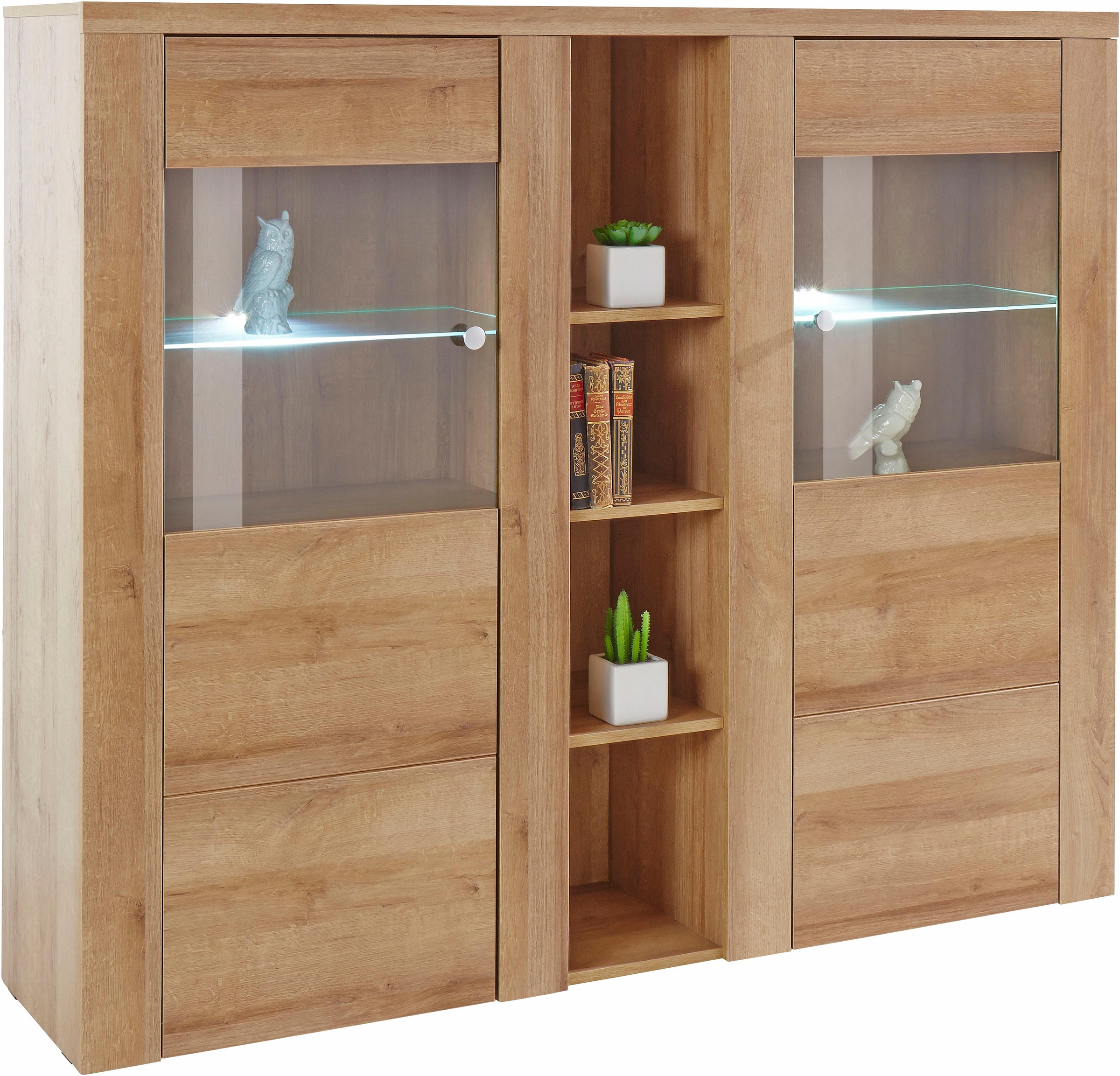 Home affaire Highboard »Larona, zeitlose Hochkommode mit 2 Türen, Türkommod günstig online kaufen