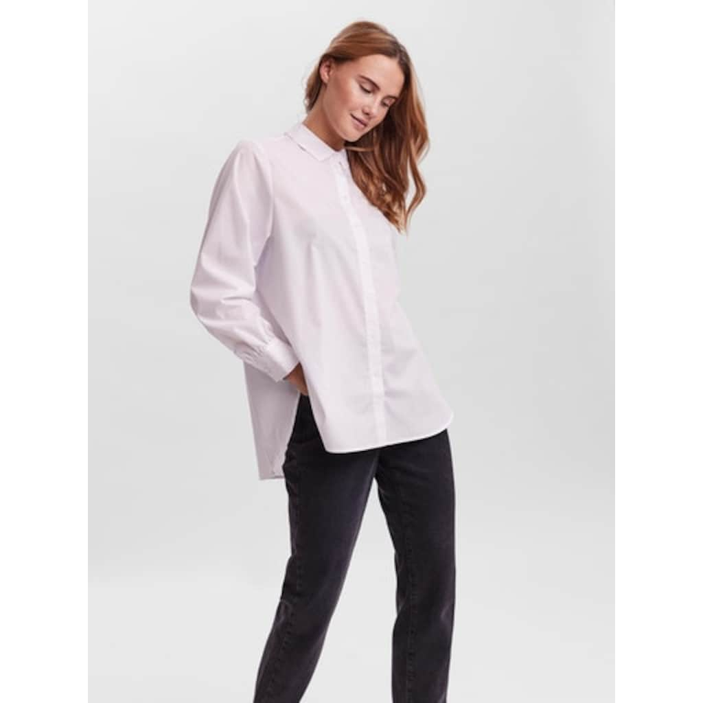 Vero Moda Longbluse »VMELLA L/S BASIC SHIRT NOOS«