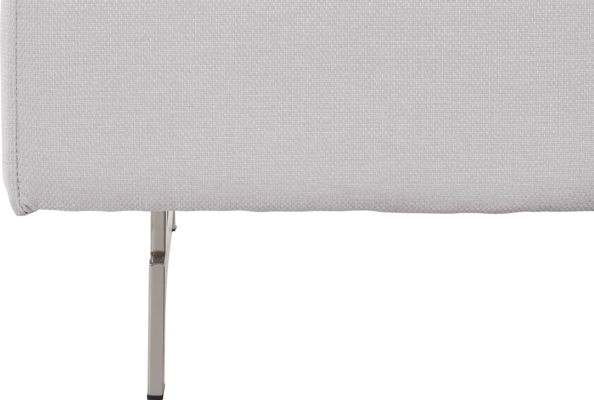 COTTA Polstergarnitur »Chef L-Form«, (Set, 2 tlg.), Set bestehend aus: Ecksofa mit Kopfteilverstellung & Hocker
