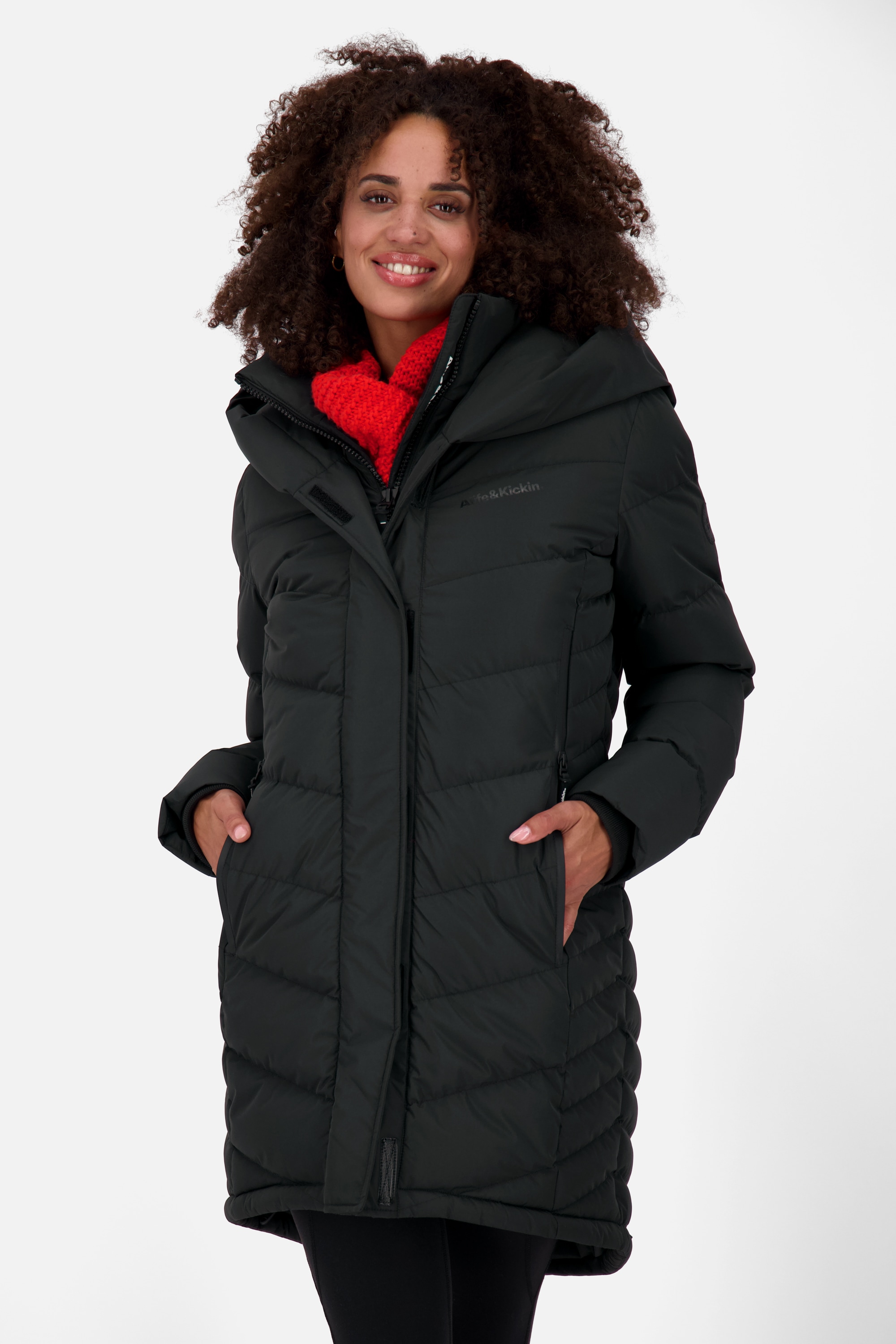 Alife & Kickin Winterjacke »Damen AngelaAK A«, Warme gefütterte Damen Winterjacke mit kuschligem Teddy-Innenfutter