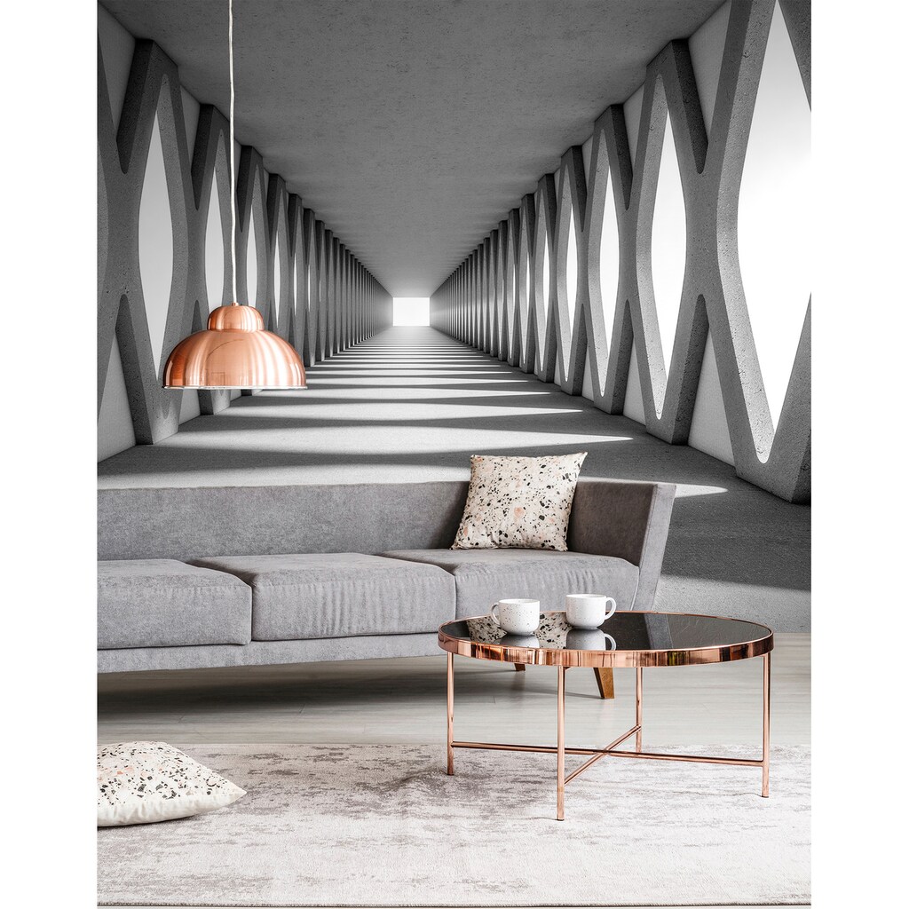 living walls Fototapete »Designwalls Grey Aisle«