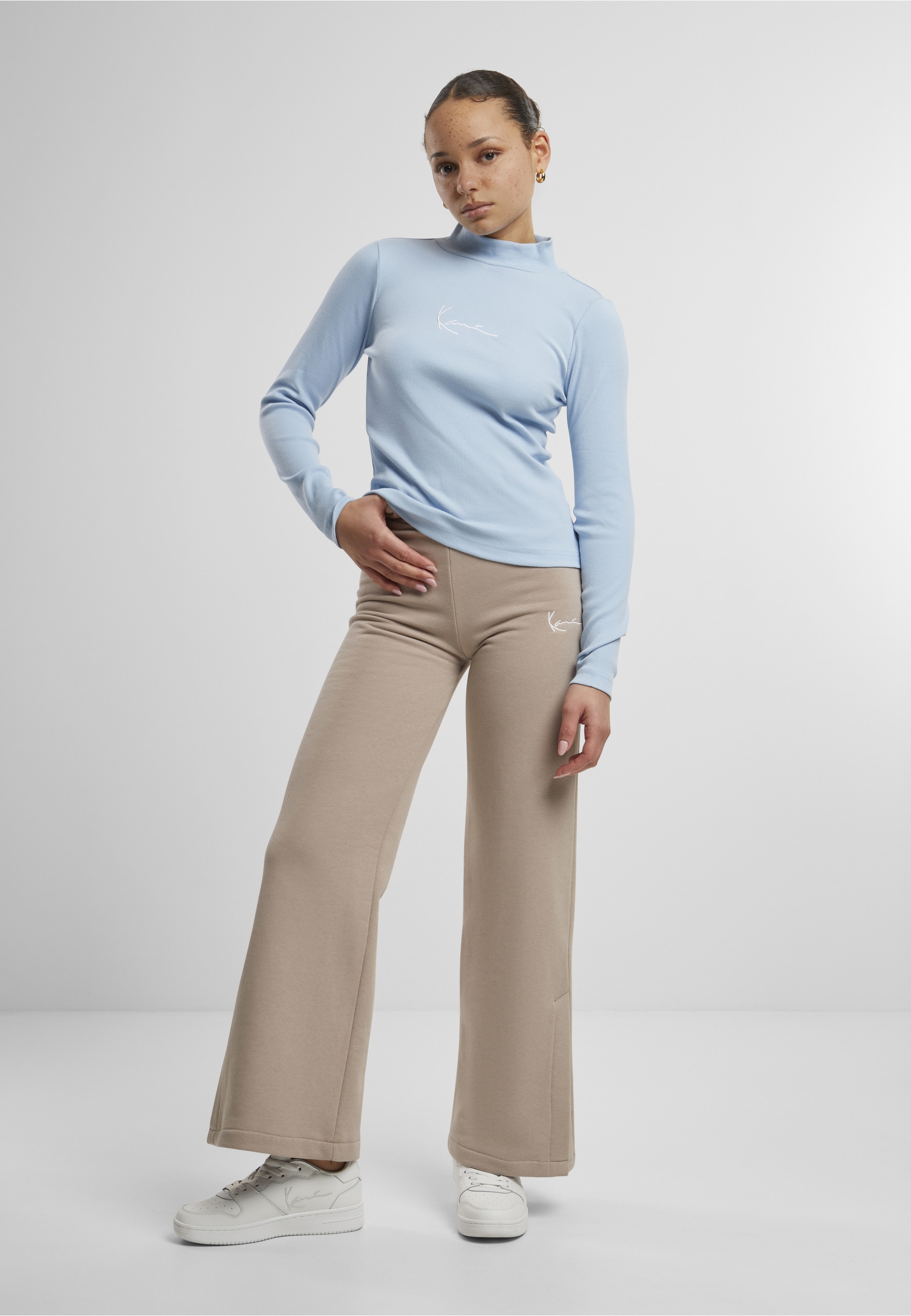 Karl Kani Longpullover »Karl Kani Damen KW213-063-1 Small Signature Rip Turtle Neck« 1 Stk.