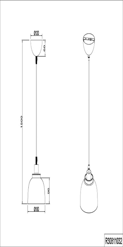 REALITY Leuchten Pendelleuchte »Punch«, 1 flammig, Leuchtmittel E27 | ohne Leuchtmittel, Industrie-Look mit Doppelschirm schwarz-gold, exkl 1xE27 max 40W