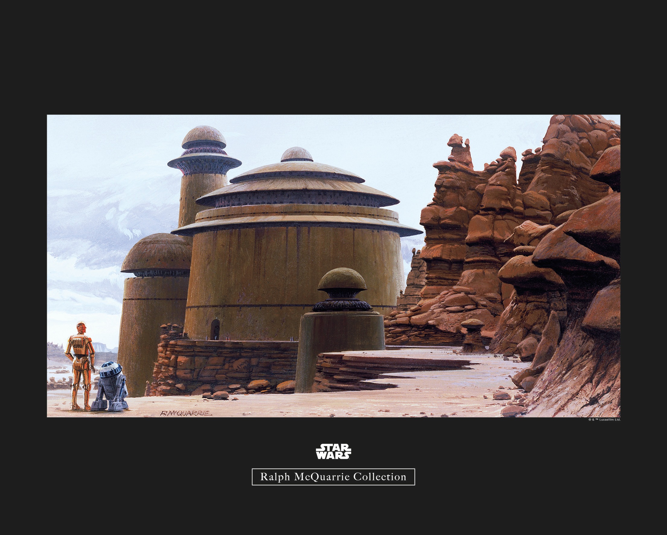 Komar Bild »Star Wars Classic RMQ Jabbas Palace«, Star Wars, (1 St.), Wandbild zur Dekoration im Kinderzimmer - ohne Rahmen