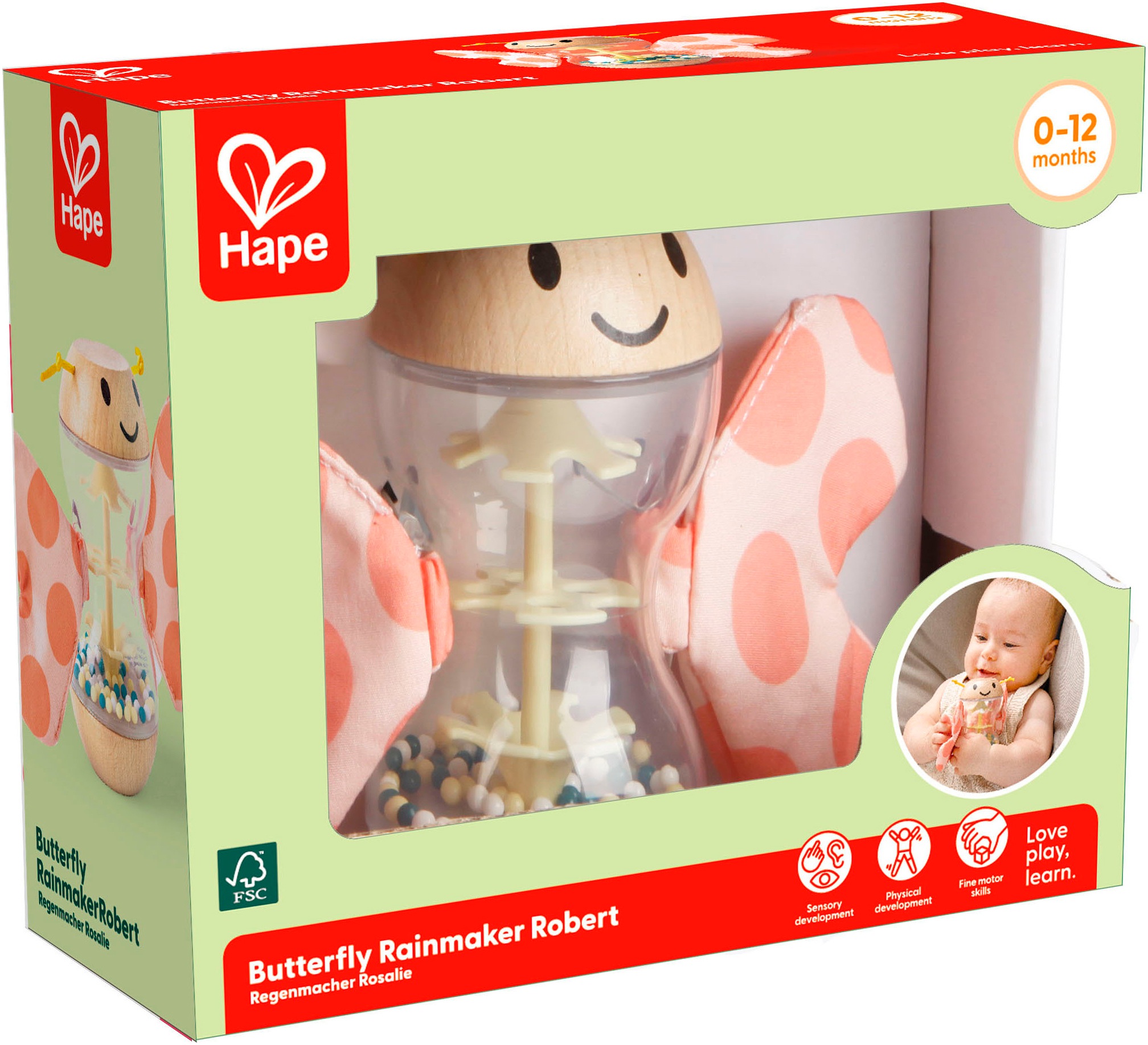 Hape Greifspielzeug »Regenmacher Rosalie«