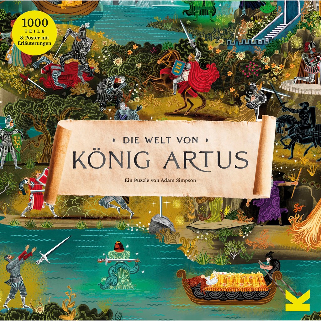 Laurence King Puzzle »Die Welt von König Artus«