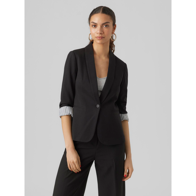 VERO MODA Kurzblazer »VMHARUKIMO LS CLASSIC JERSEY BLAZER NOOS« Black 34 (XS) 34 (XS) Jerseyblazer von Vero Moda