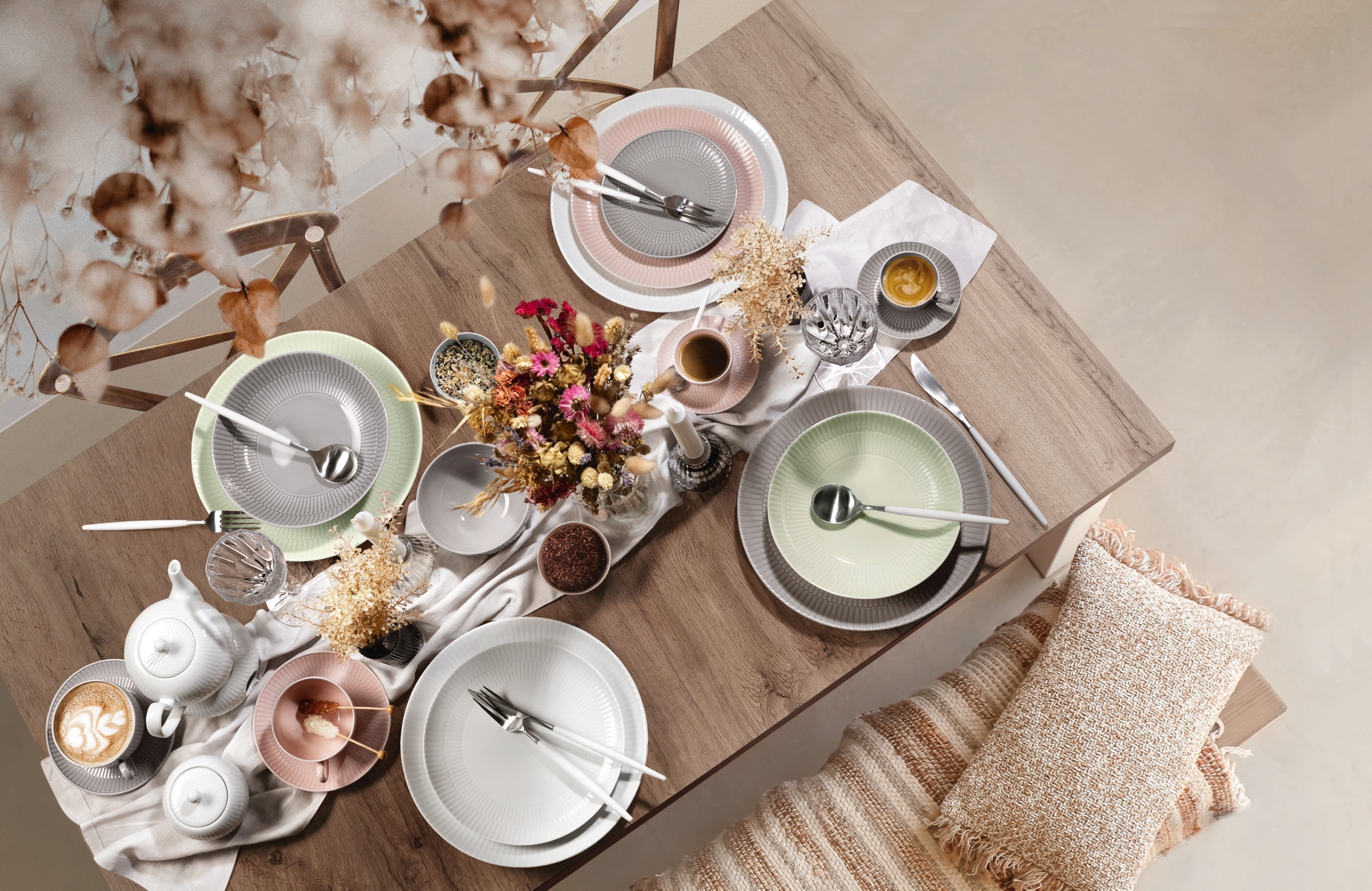 Seltmann Weiden Cappuccinotasse »Amina« Cappucinotasse aus Porzellan mit Relief