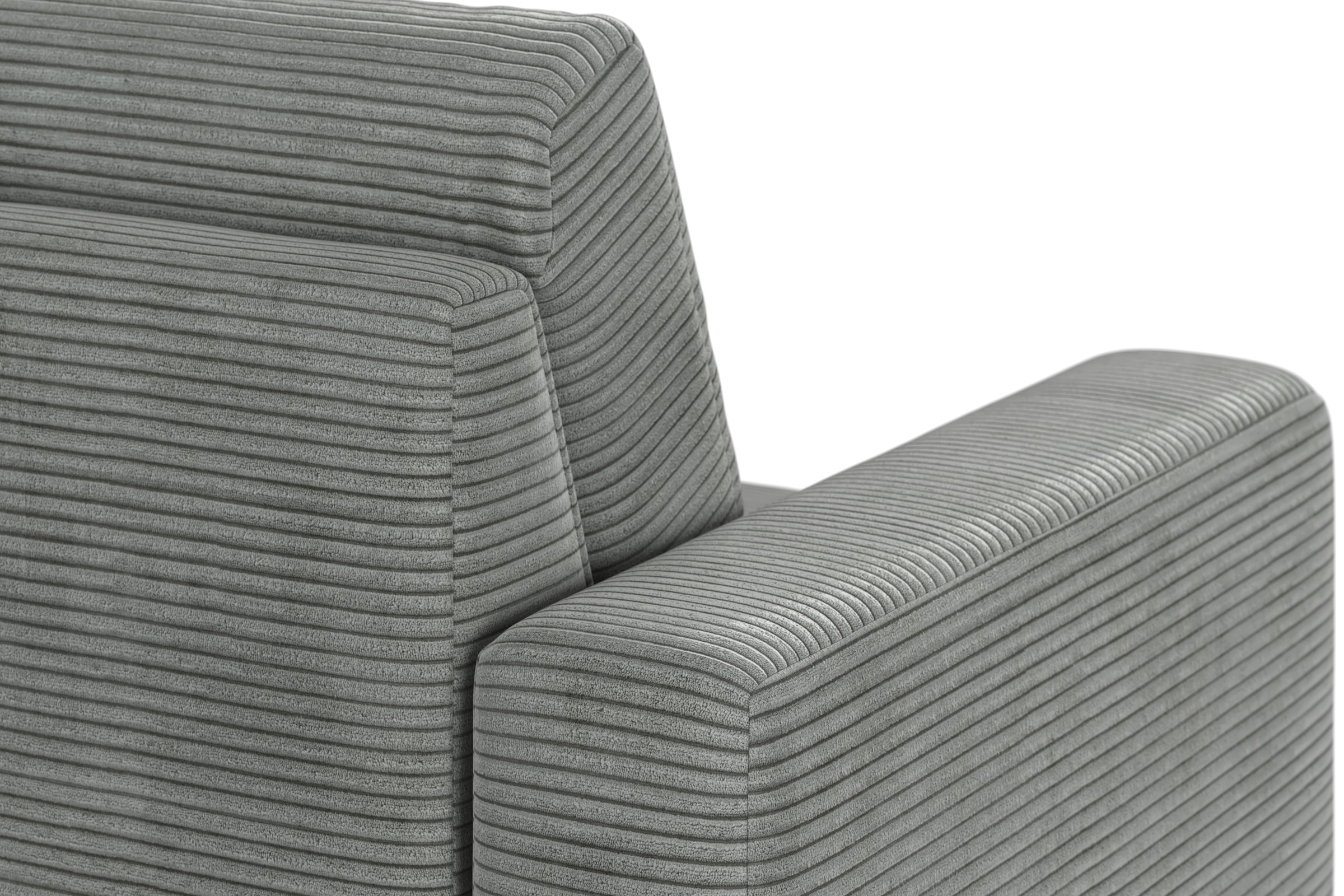 Home affaire Ecksofa »Summer L-Form«, mit Ottomane, wahlweise mit Bettfunktion und Bettkasten, Cord-Bezug