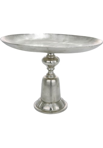 GILDE Dekoschale »Schale Cansino, silber«, (1 St.), aus Metall, rund, Ø 43 cm, mit... kaufen