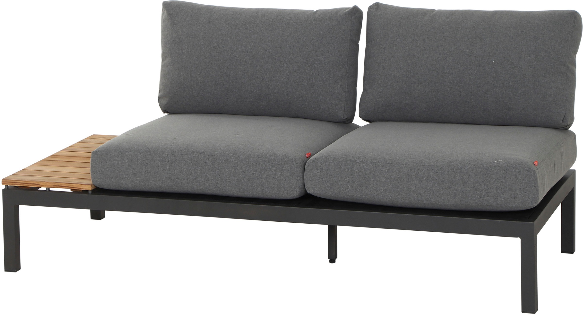 Siena Garden Gartenlounge-Set »Alvida«, (Set, 15 tlg.), best. aus 2 Sofas, 1 Ecksofa, 1 Tisch und 12 Kissen