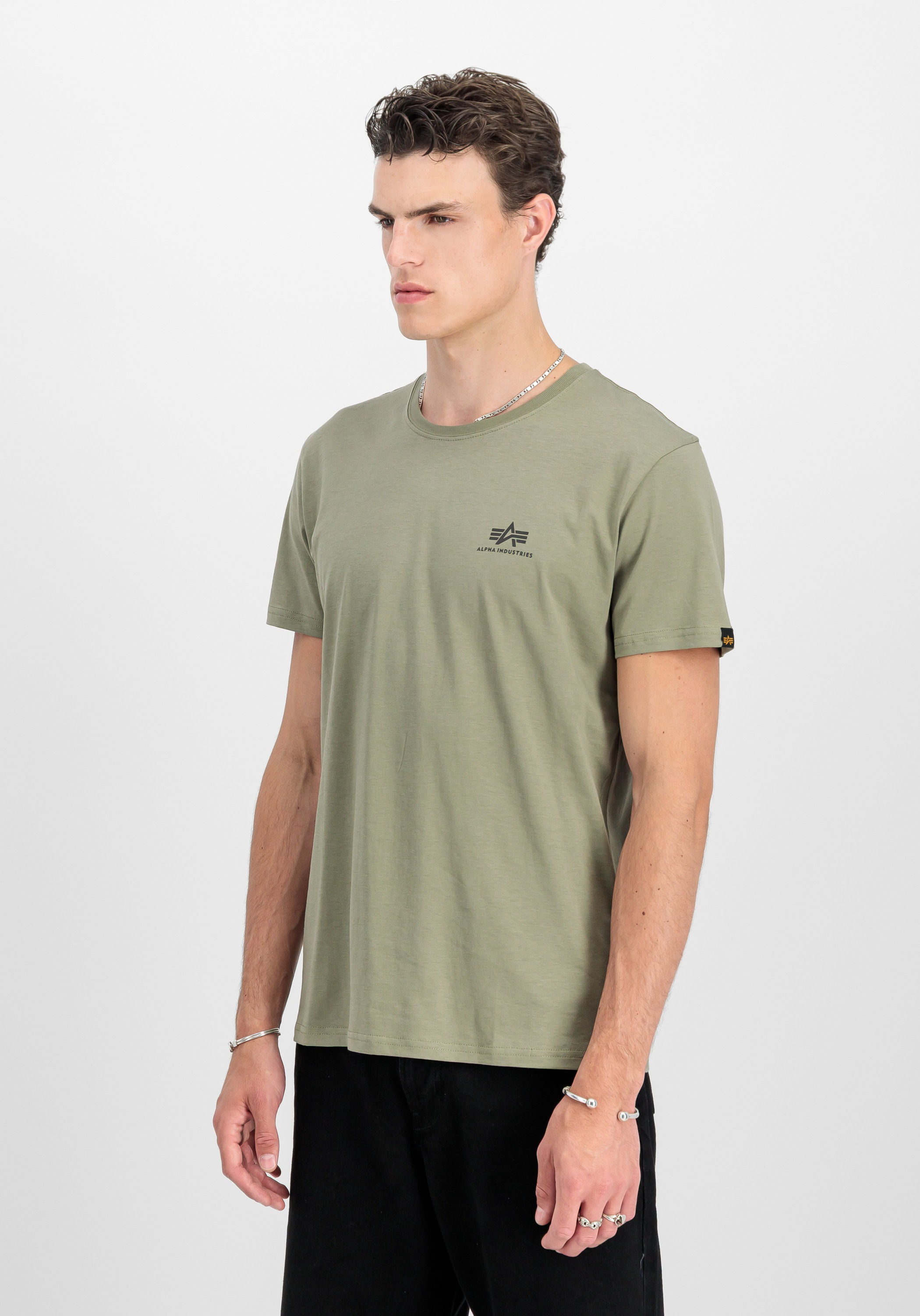 Alpha Industries T-Shirt »Alpha Industries Men - T-Shirts Basic T-Shirt SL«