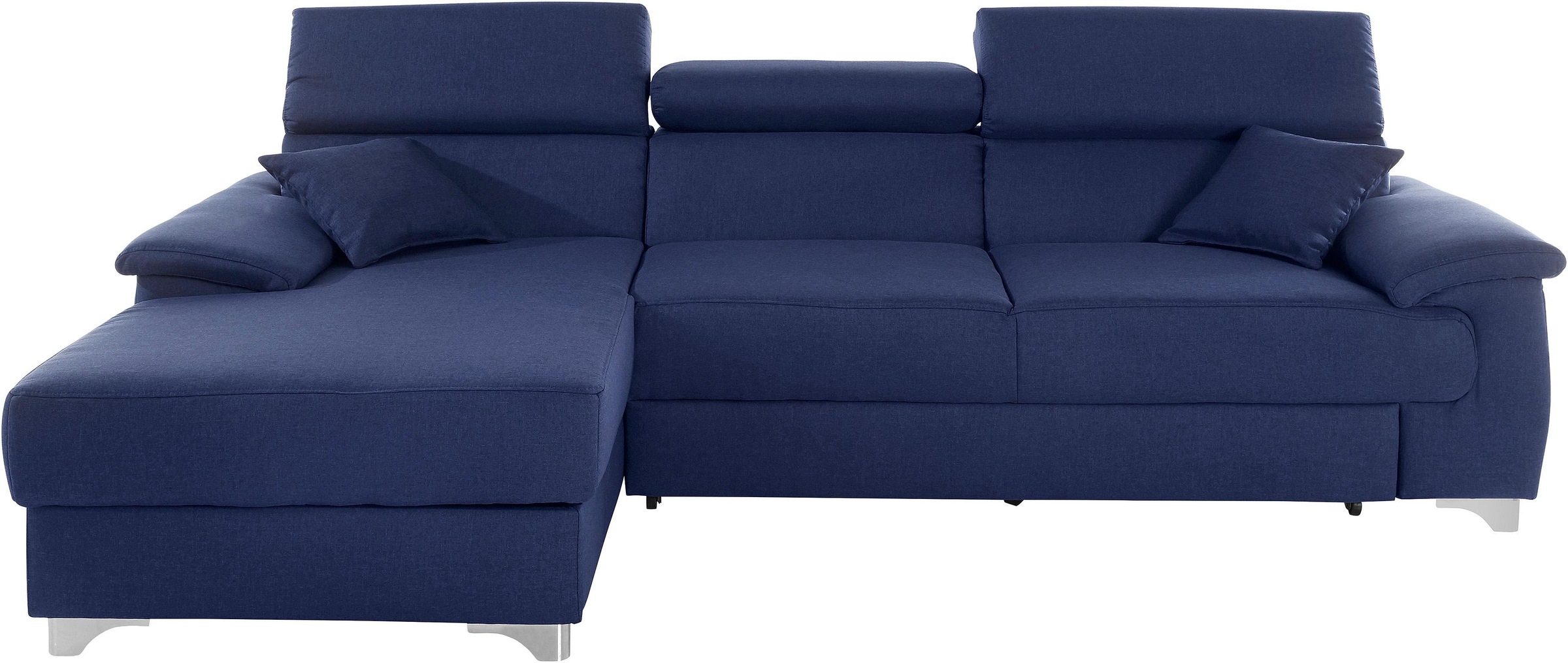 DOMO collection Ecksofa »Mira, inklusive Kopfteilverstellung für mehr Wohlf günstig online kaufen