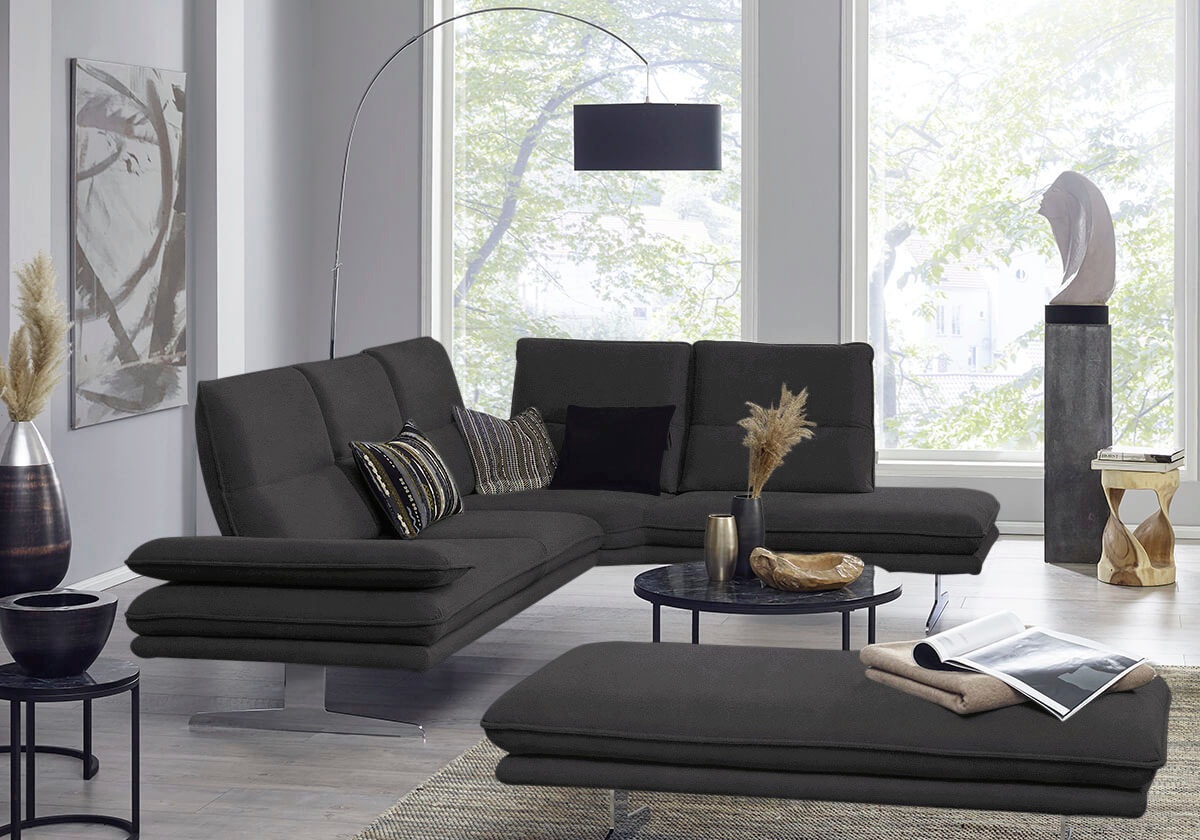 W.SCHILLIG Ecksofa »broadway, Designsofa, mit tollem Sitzkomfort, L-Form«, günstig online kaufen