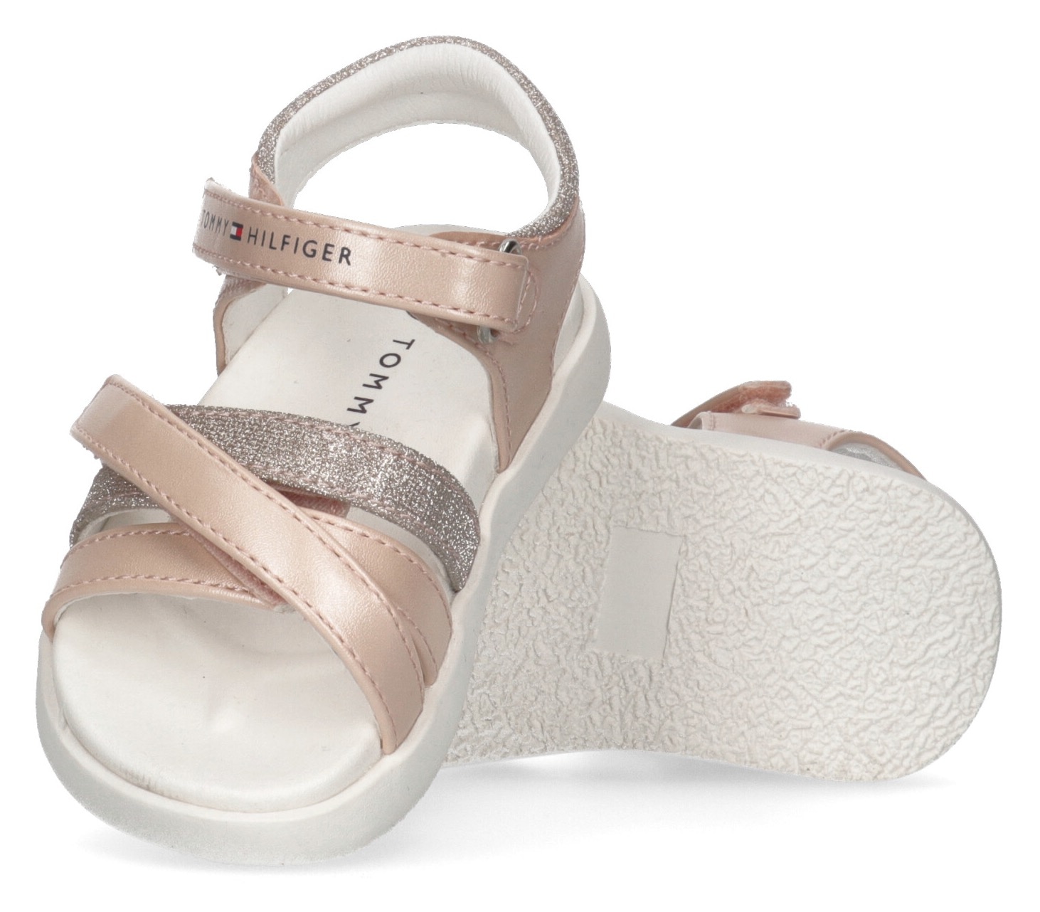 Tommy Hilfiger Sandale »VELCRO SANDAL«, Sommerschuh, Klettschuh, Sandalette, mit Logoverzierung