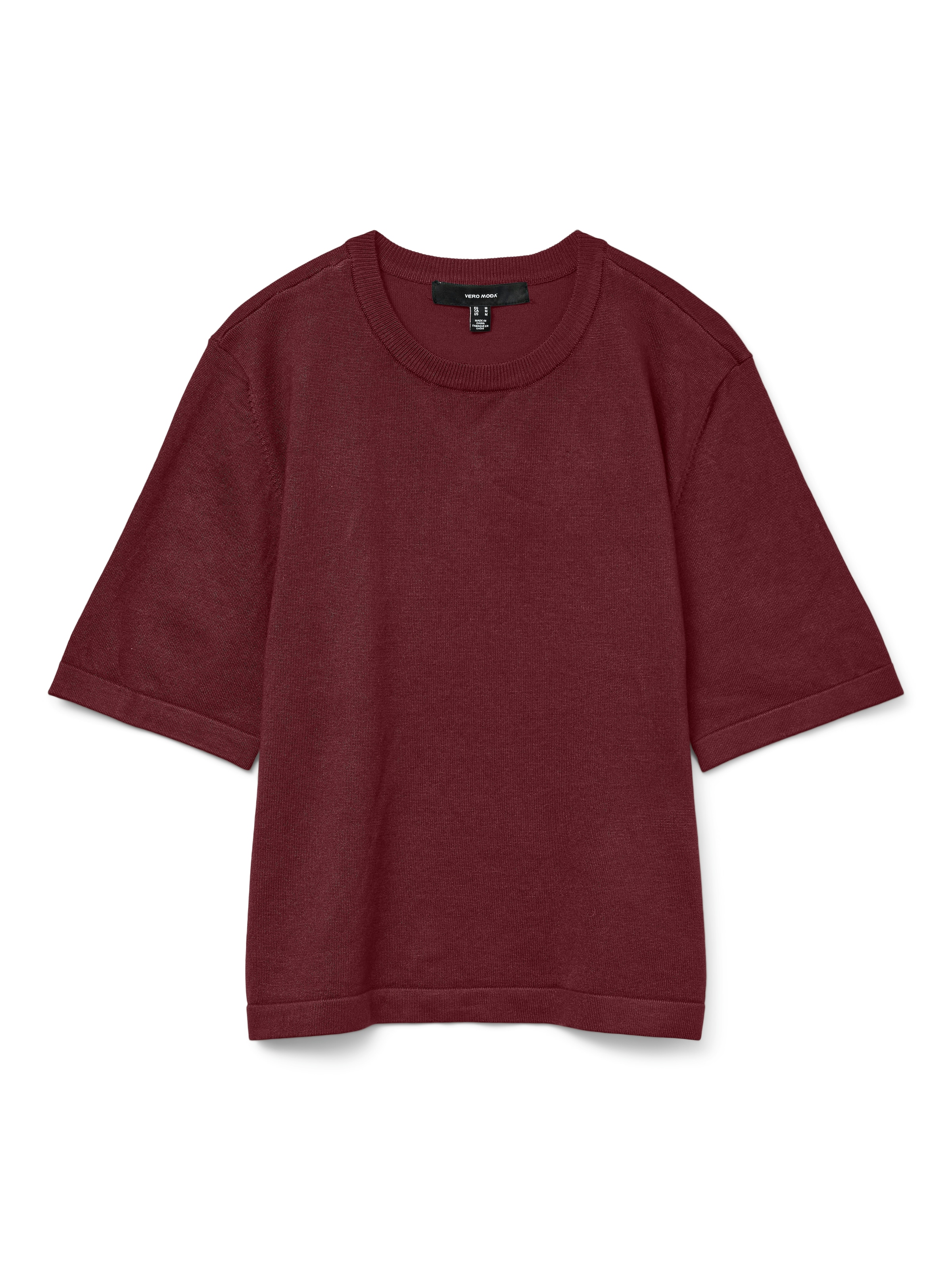 Vero Moda Kurzarmpullover »VMSILJE 2/4 O-NCK OVERSIZE PULL GA NOOS«