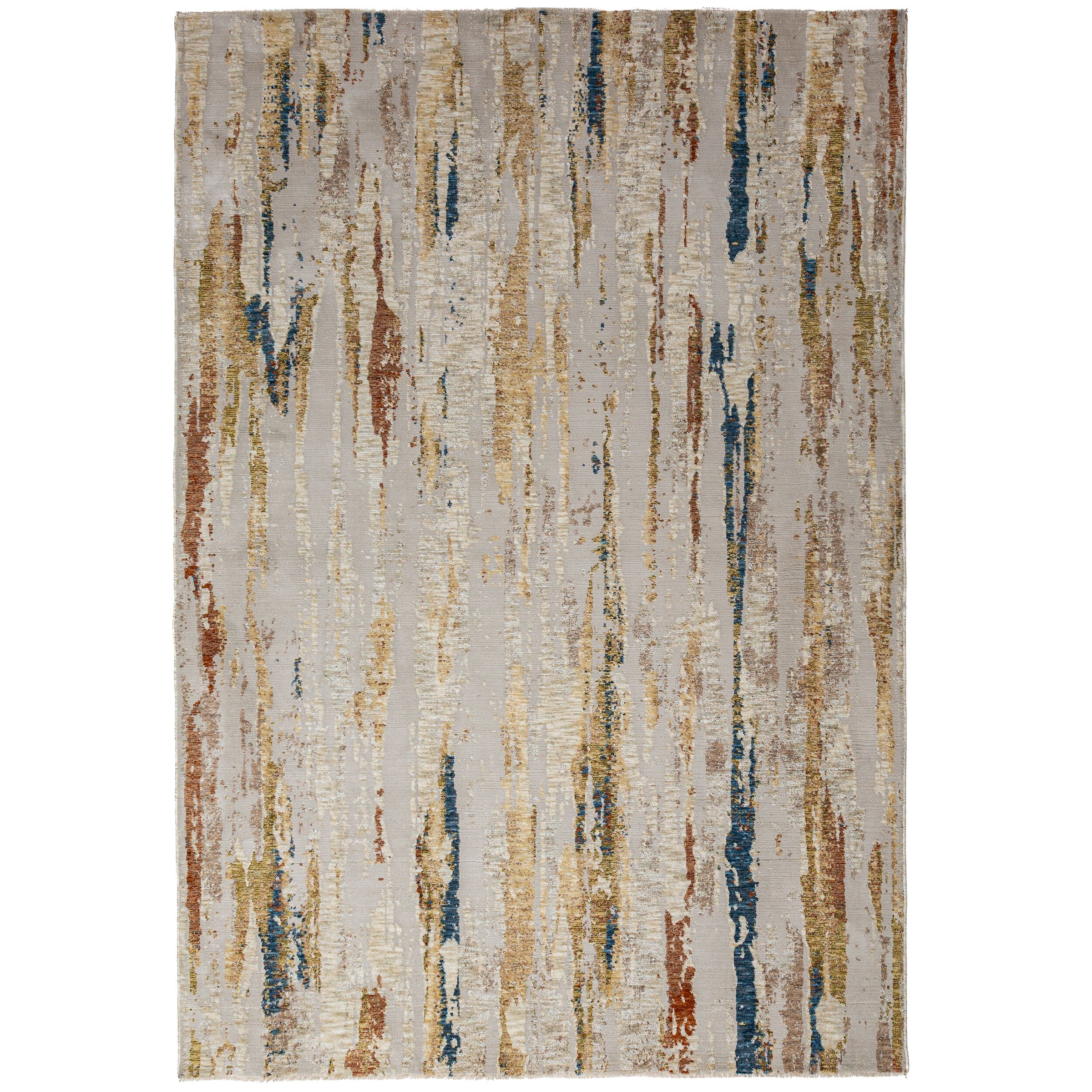 FLAIR RUGS Designteppich »DERIVA Abstrakter Teppich« rechteckig 7 mm Höhe Abstraktes Design mit dezentem Schimmer