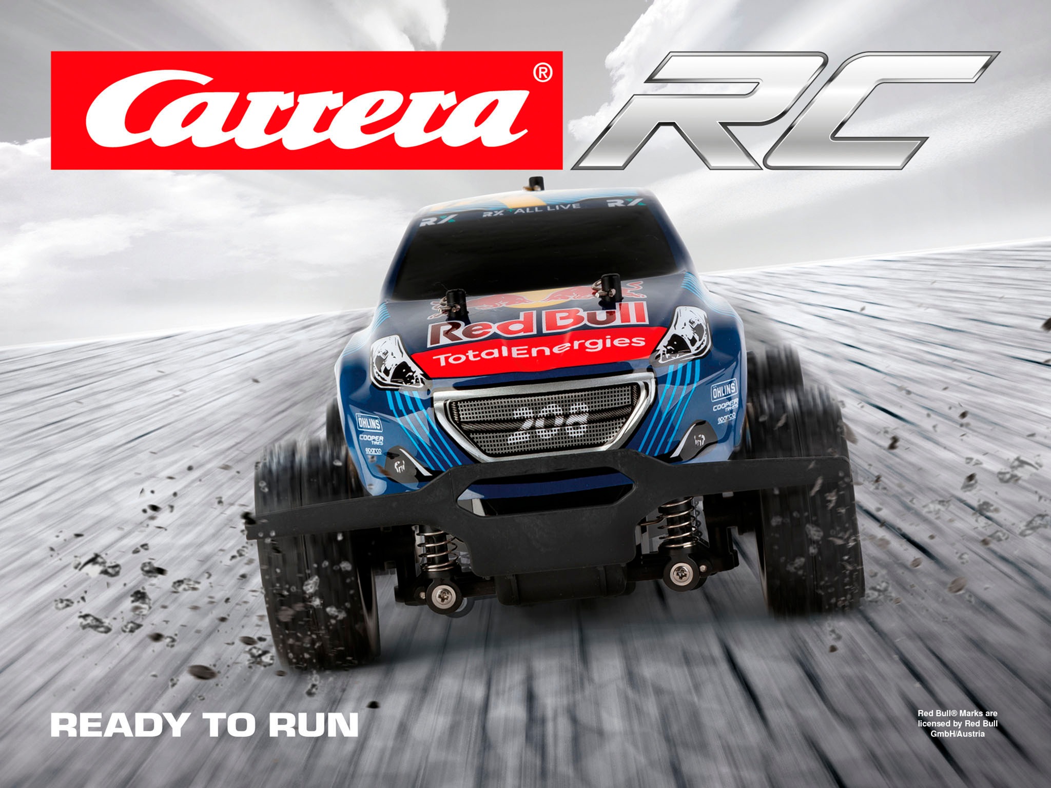 Carrera® RC-Auto »Carrera® RC, Red Bull Peugeot WRX 208«, Rallycross, Hansen D/P, 2,4 GHz