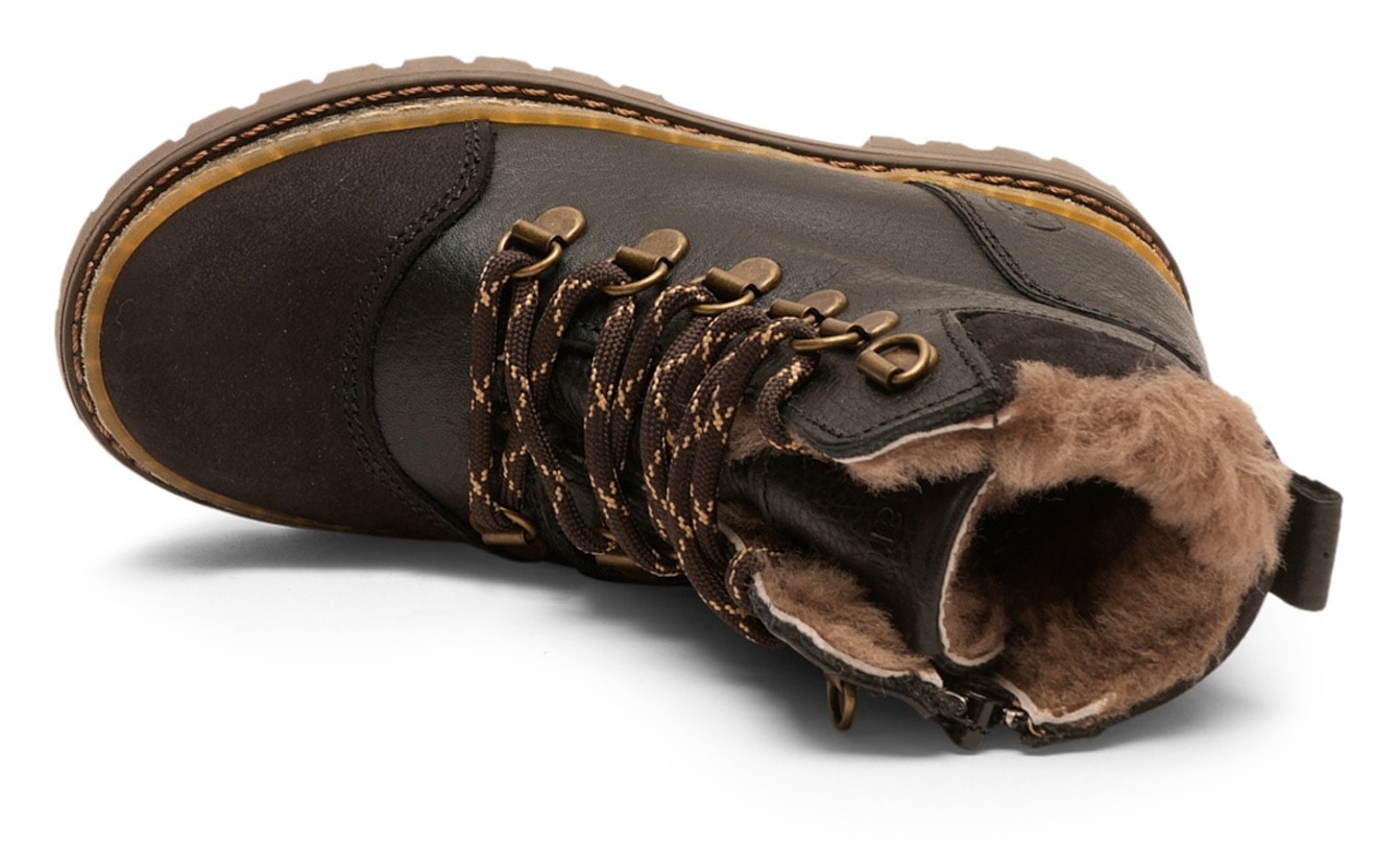 Bisgaard Winterboots »gert lamb«, Winterstiefel, Schnürstiefel, Kinderstiefel mit kuscheliger Lammwolle