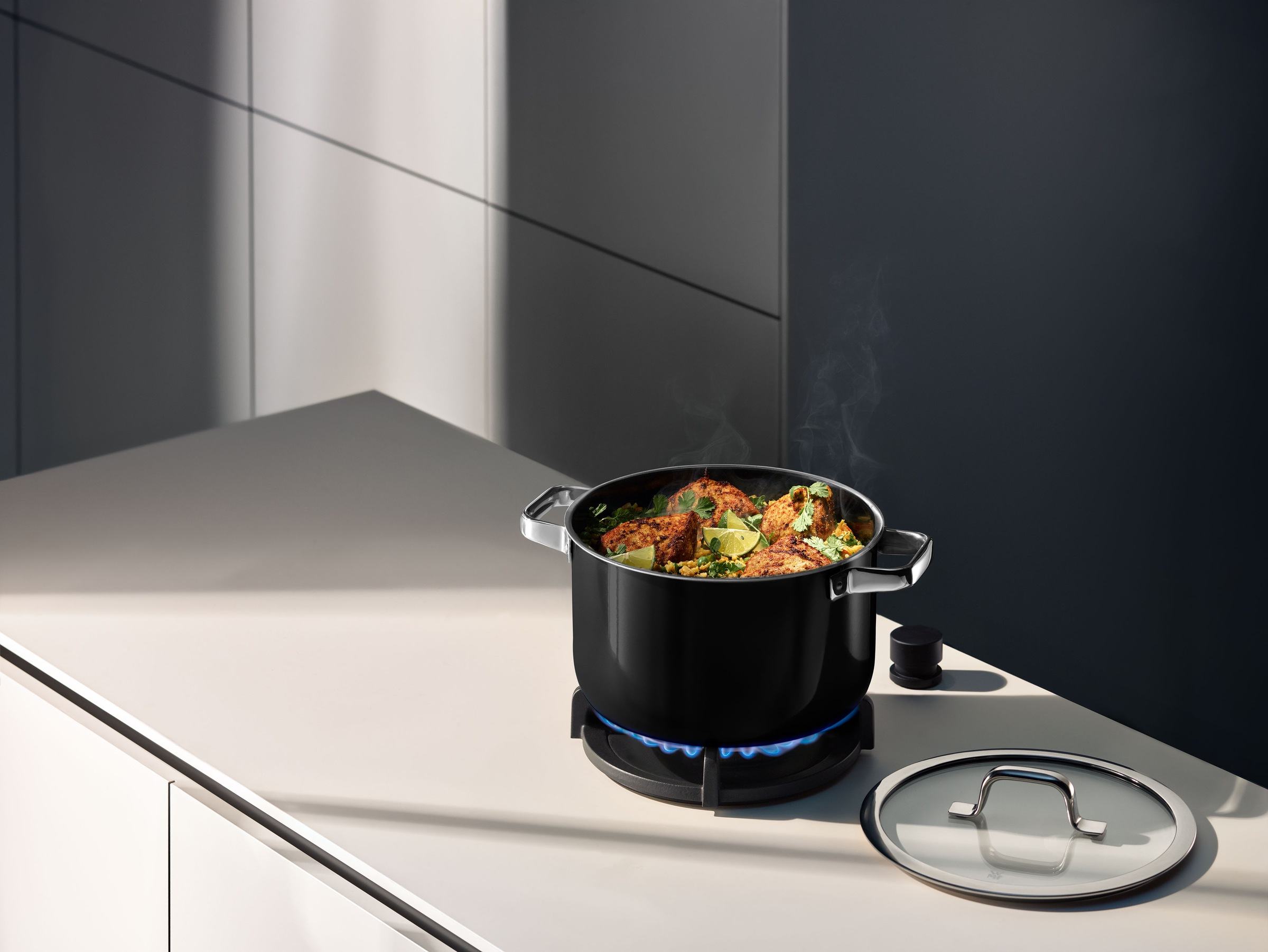 WMF Topf-Set »Fusiontec Mineral Pro« Set, 7 tlg. tlg. Edelstahl   Glas günstig online kaufen