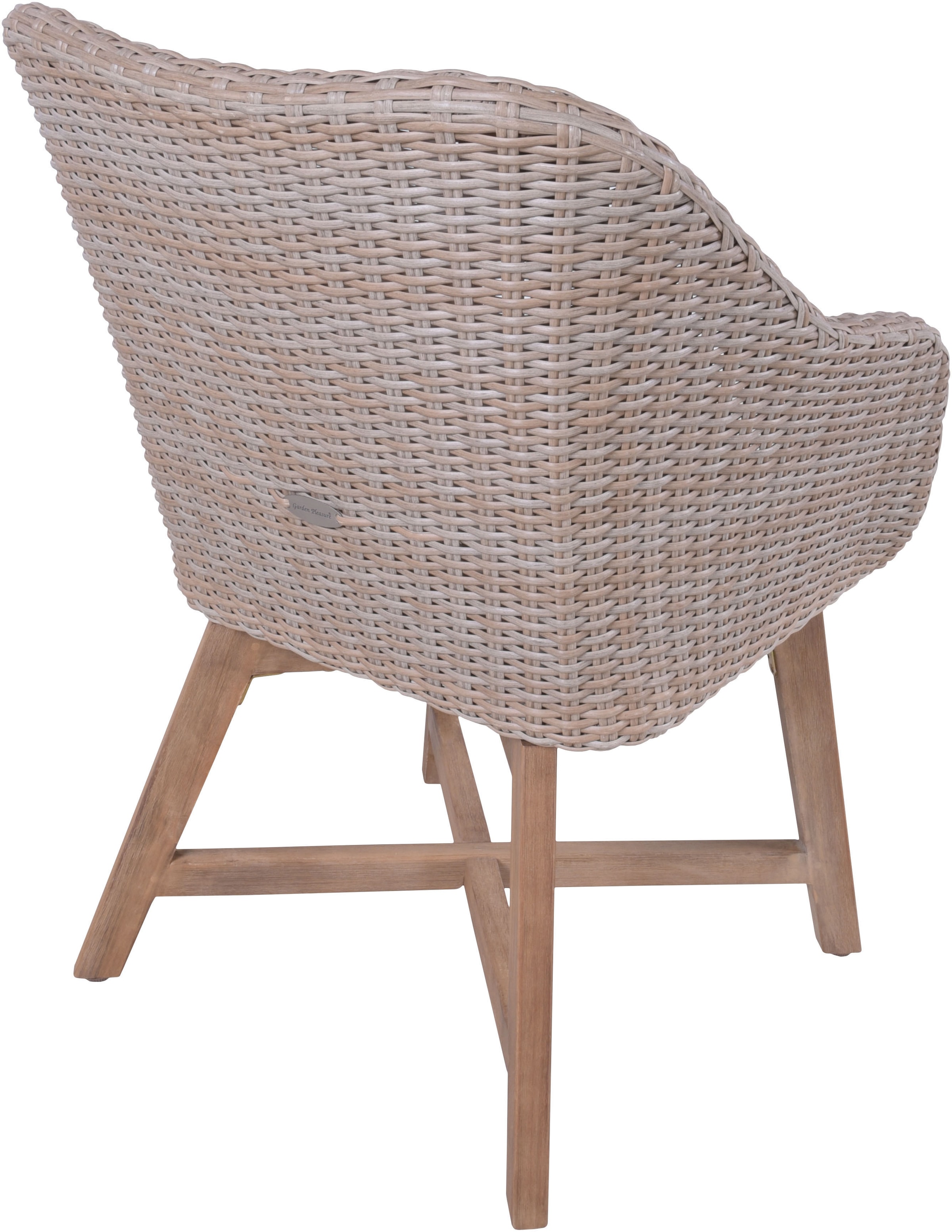 Garden Pleasure Gartenlounge-Sessel »OAKLAND«, (Set, 4 St.), inkl. Auflagen