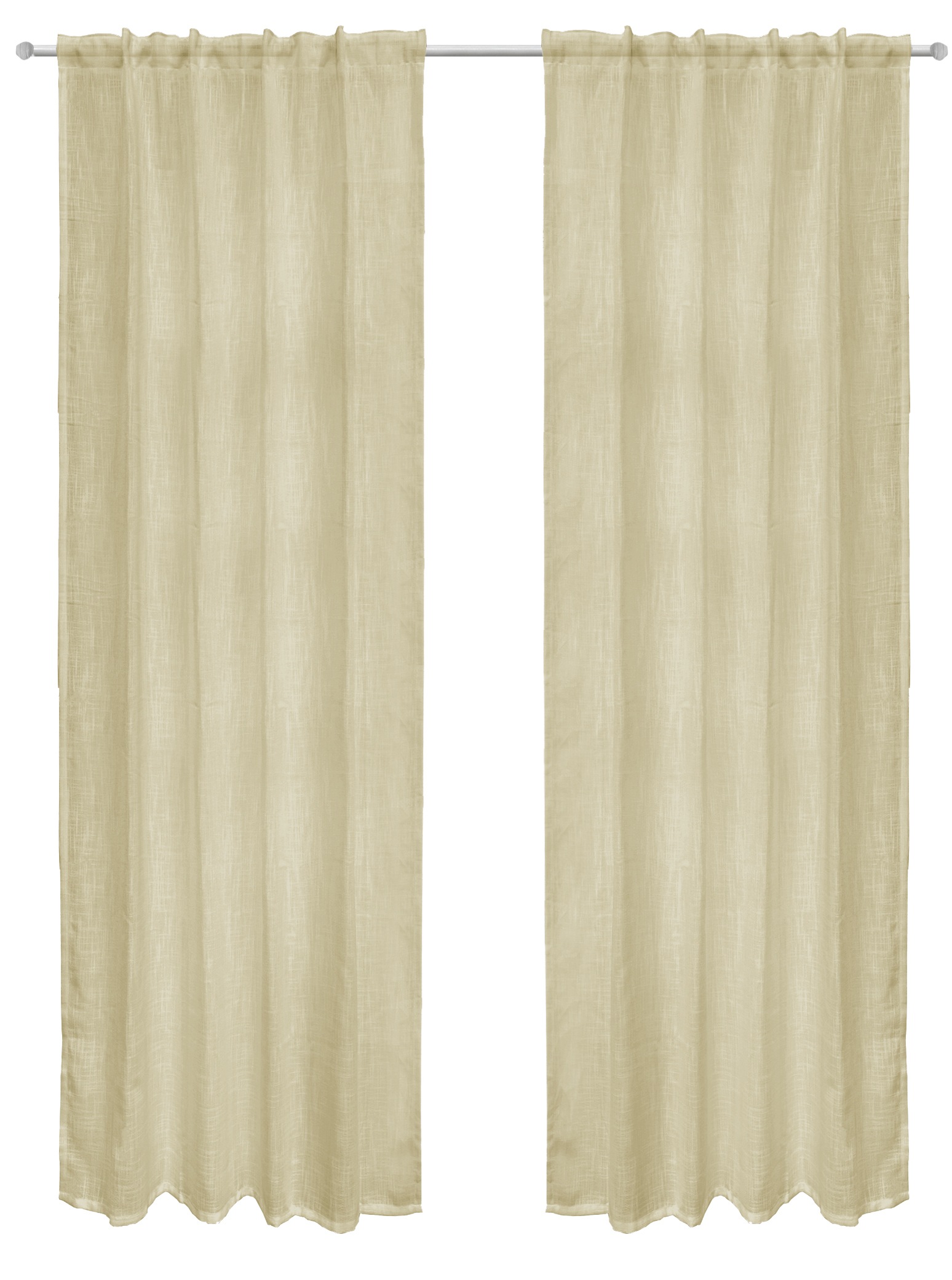 andas Gardine »Tursik« Faltenband 1 Stk. tlg. Blickdicht, Leinenlook, Polye günstig online kaufen