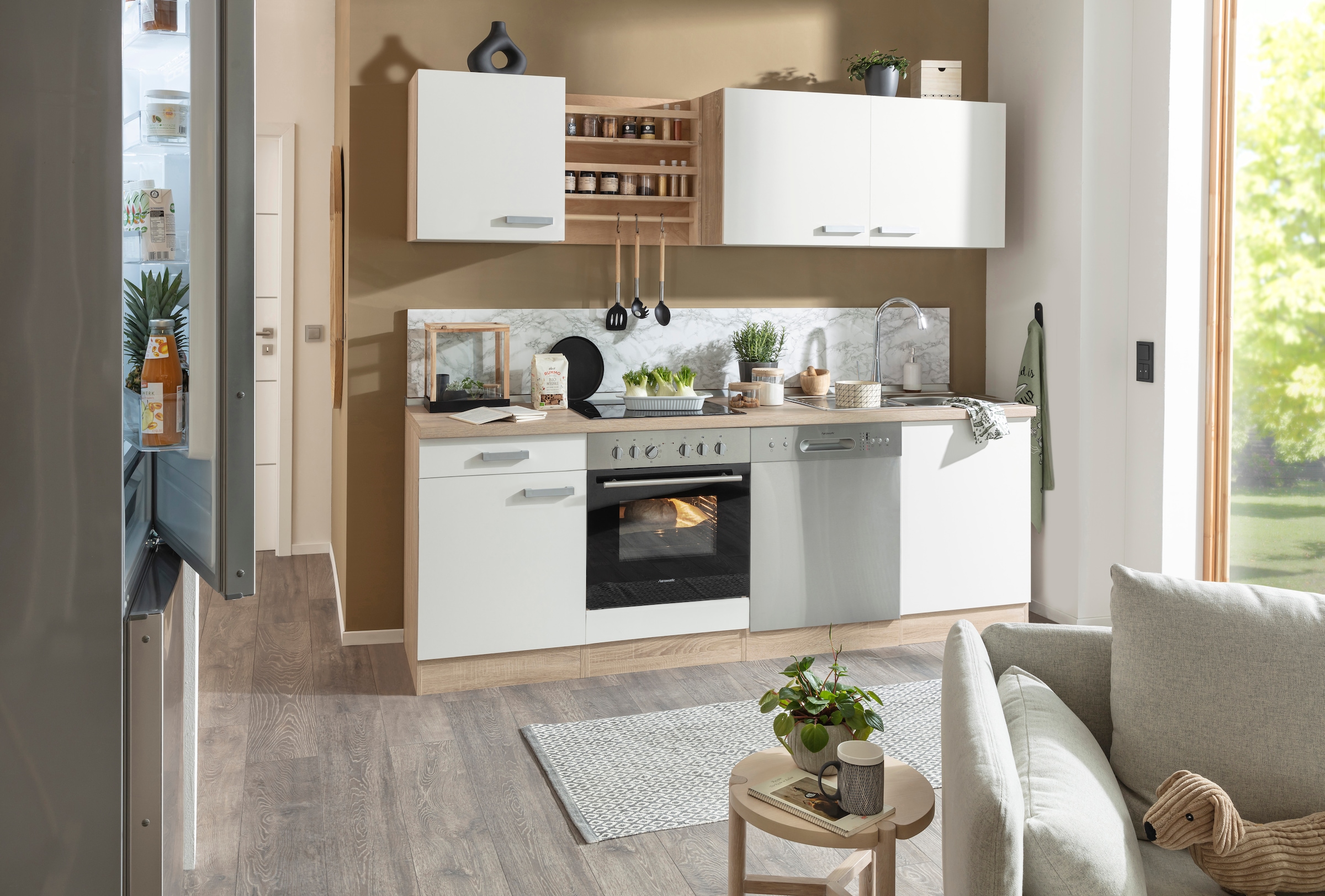 OPTIFIT Küchenzeile kaufen cm, Breite Hanseatic-E-Geräten 210 mit »Leer«, online
