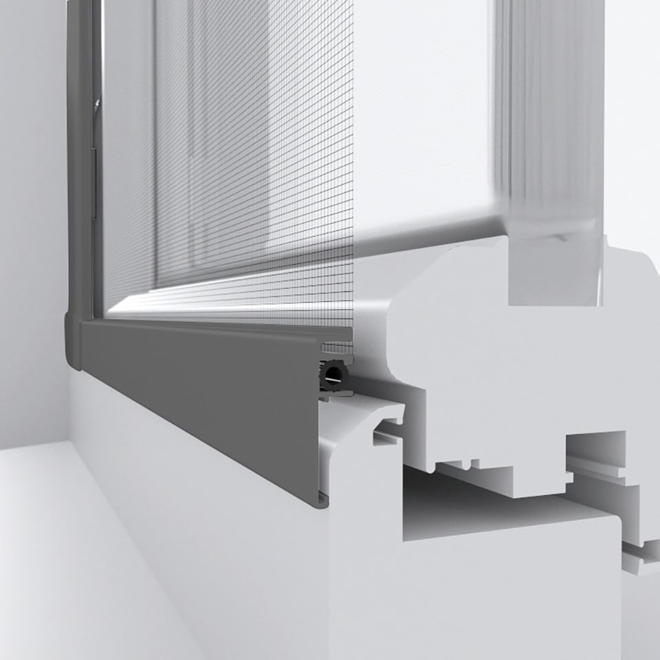 Windhager Insektenschutz-Fensterrahmen »Ultra Flat Fenster«, BxH: 120x150 cm