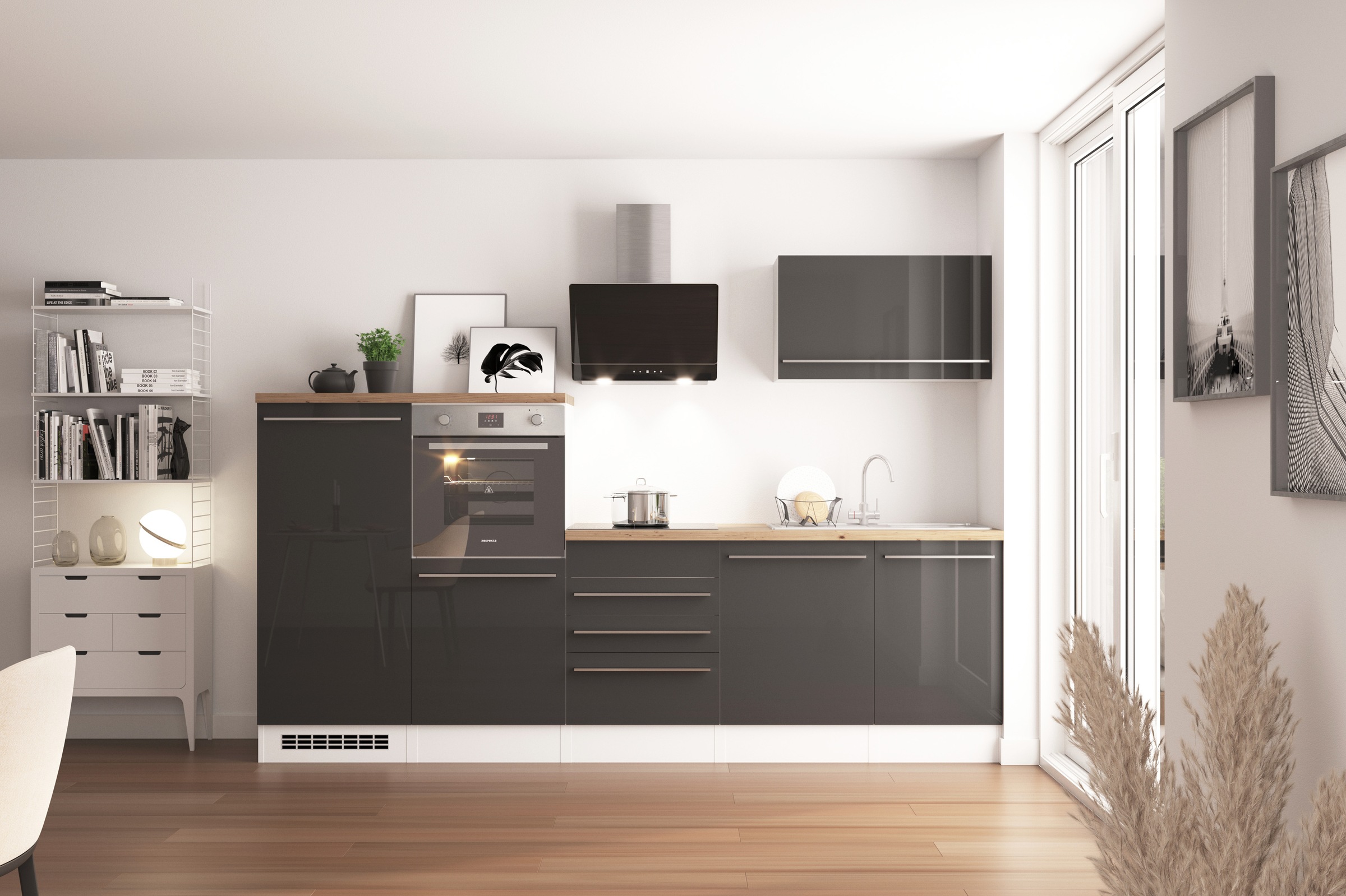 RESPEKTA Küche »Gabriel« wechselseitig aufbaubar, als Doppelblock stellbar günstig online kaufen