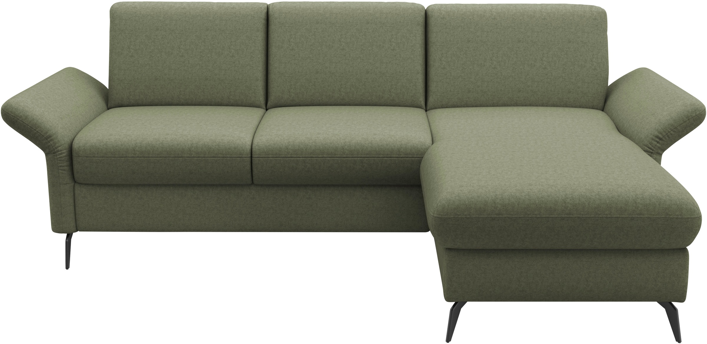 Home affaire Ecksofa »Rochelle«, optional: Armteilverstellung, klappbar, Bettkasen