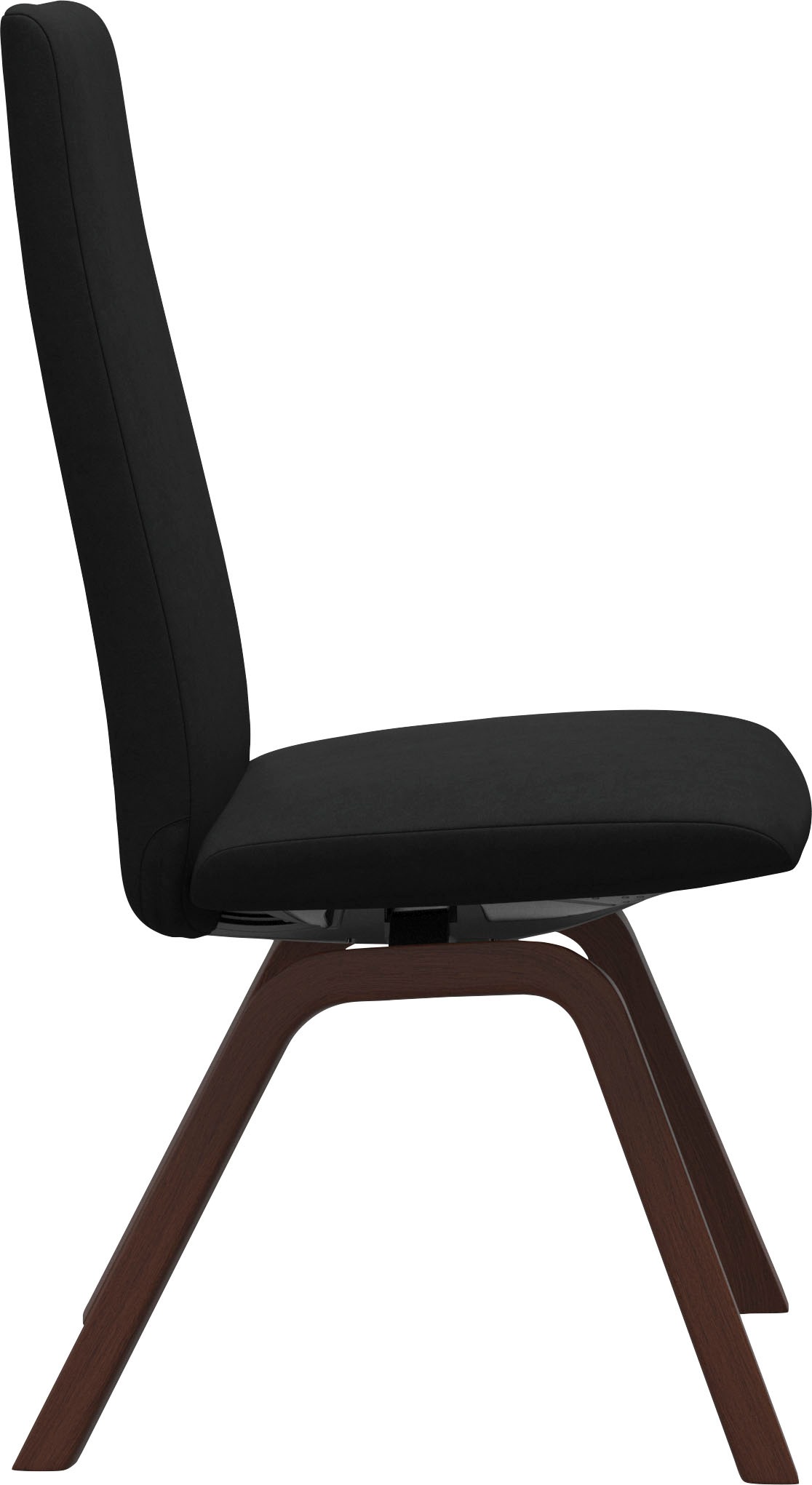 Stressless® Polsterstuhl »Laurel«, Microfaser DINAMICA, High Back, Größe M, mit schräggestellten Beinen in Walnuss