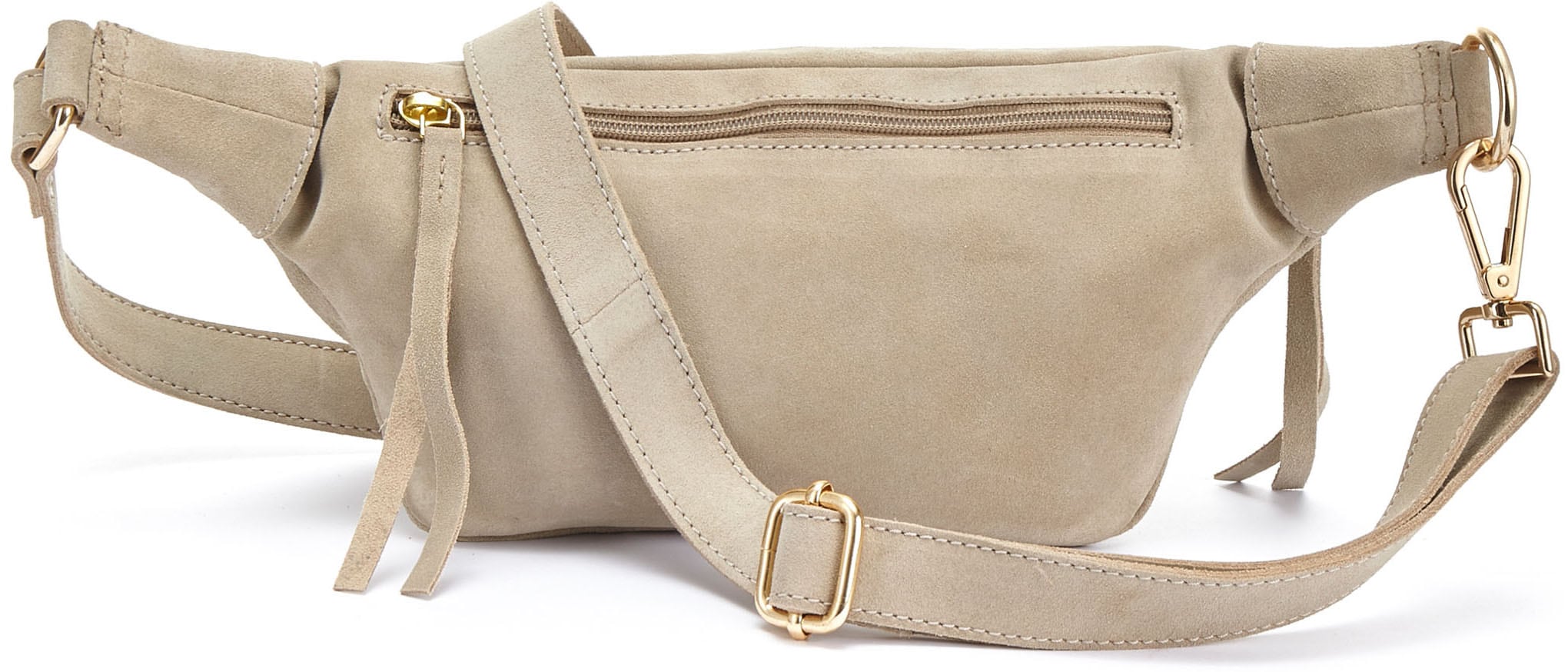 Elbsand Bauchtasche »Umhängetasche«, aus Leder, Brusttasche, Schultertasche, Crossbody Bag