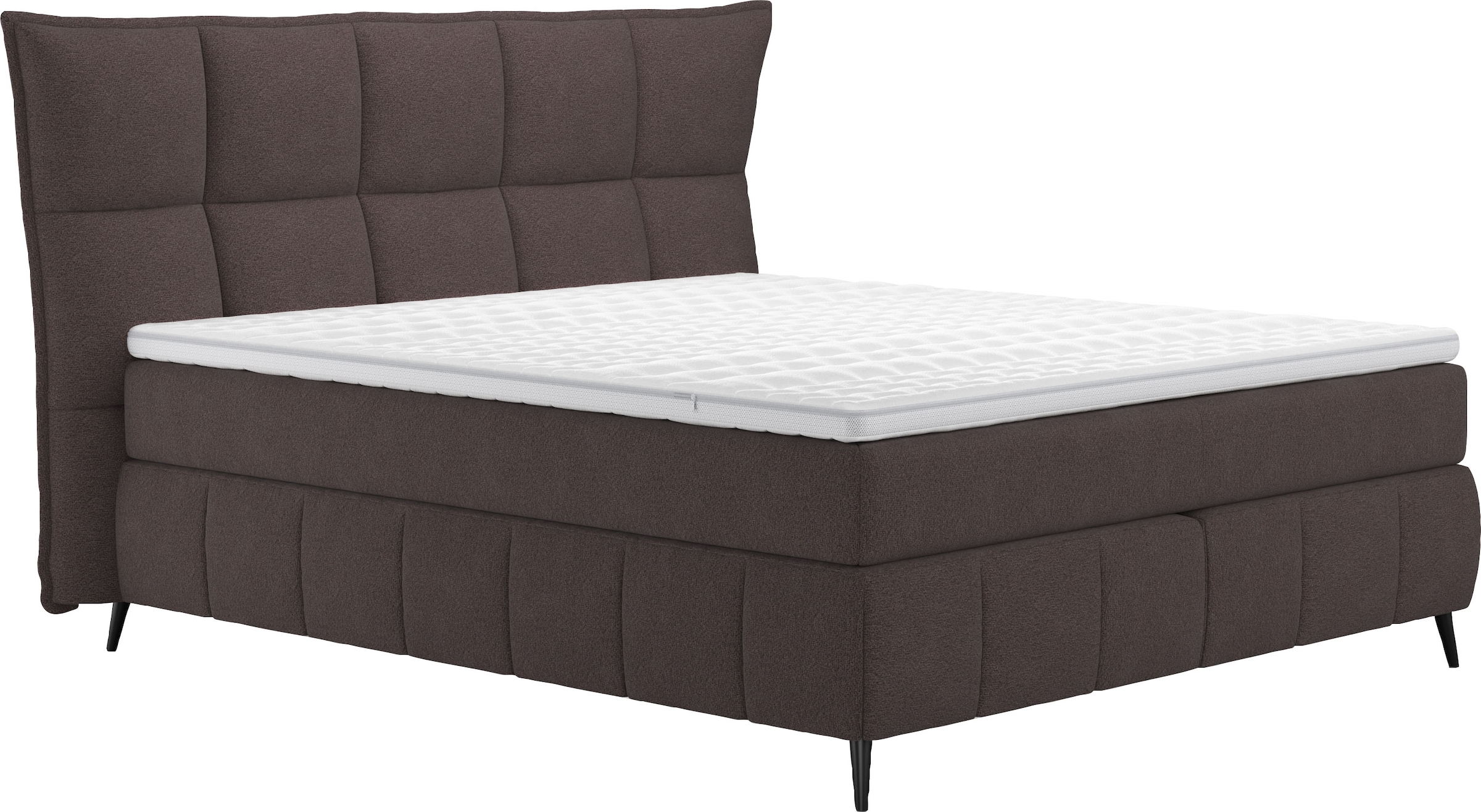 COTTA Boxspringbett »Sarah«, inkl. Topper, 2 Matratzenkerne, Härtegrade H2, H3 oder H4