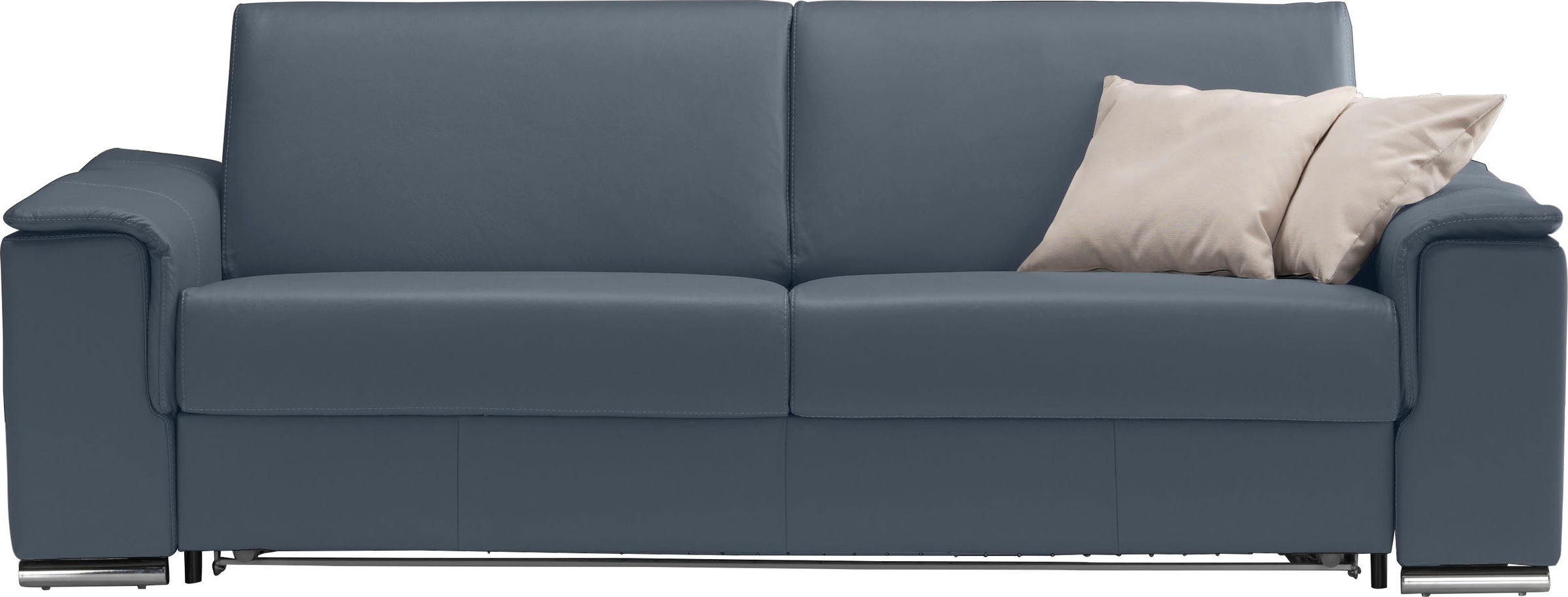 Egoitaliano 2,5-Sitzer »Cecilia, modern und elegant mit erstklassigem Sitzkomfort«, mit verchromten Metallfüßen