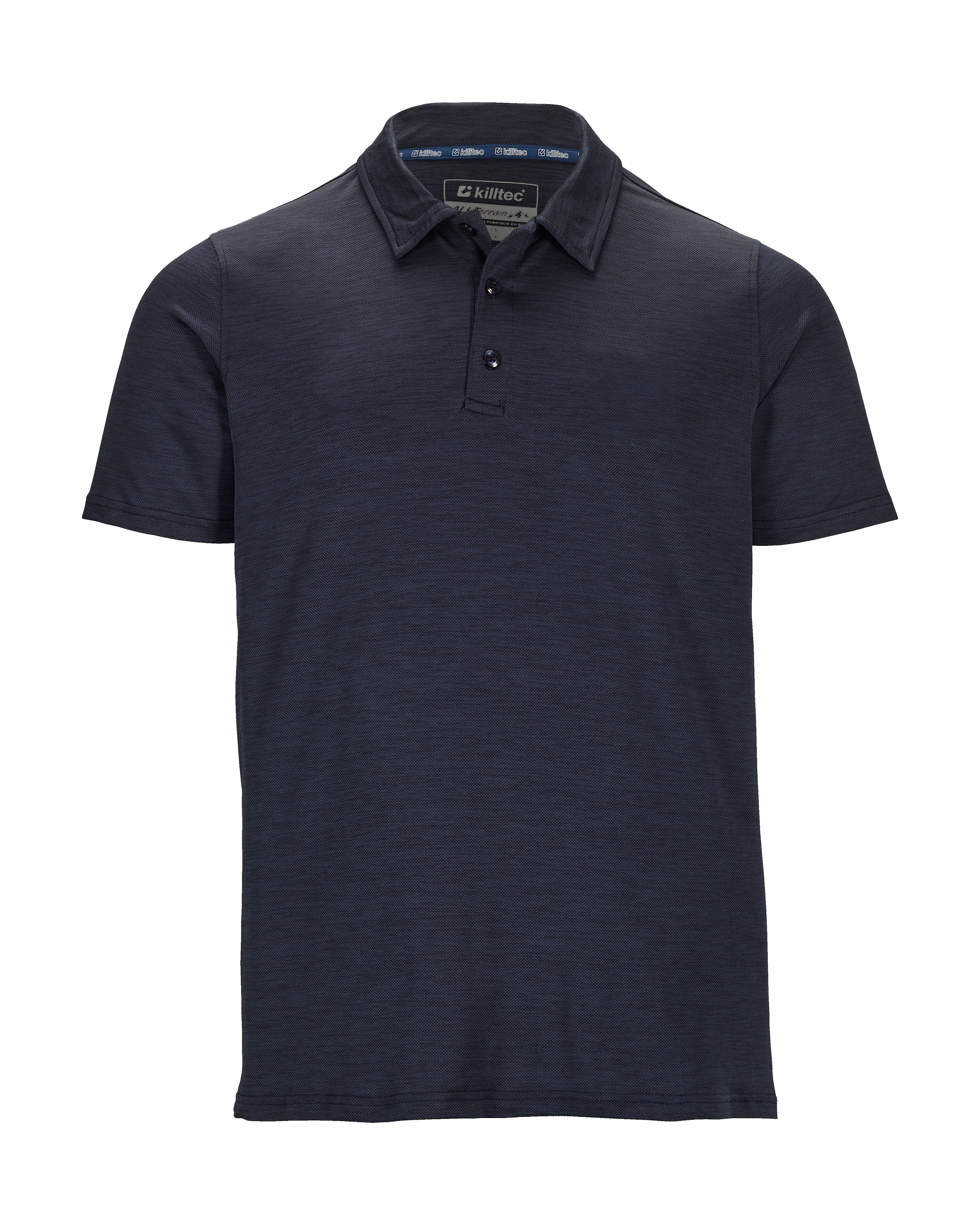 Killtec Poloshirt »Lilleo MN PL SHRT«, Feuchtigkeitstransportierendes, schnelltrocknendes Melange-Poloshirt
