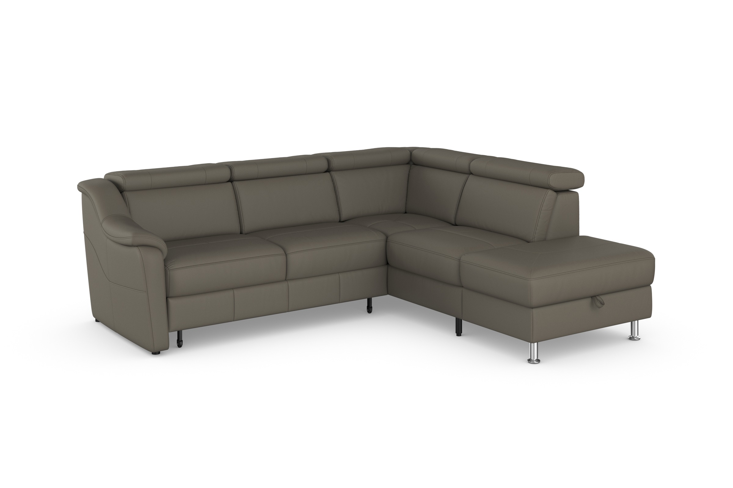 sit&more Ecksofa »Freetown L-Form«, inklusive Kopfteilverstellung und komfortablem Federkern