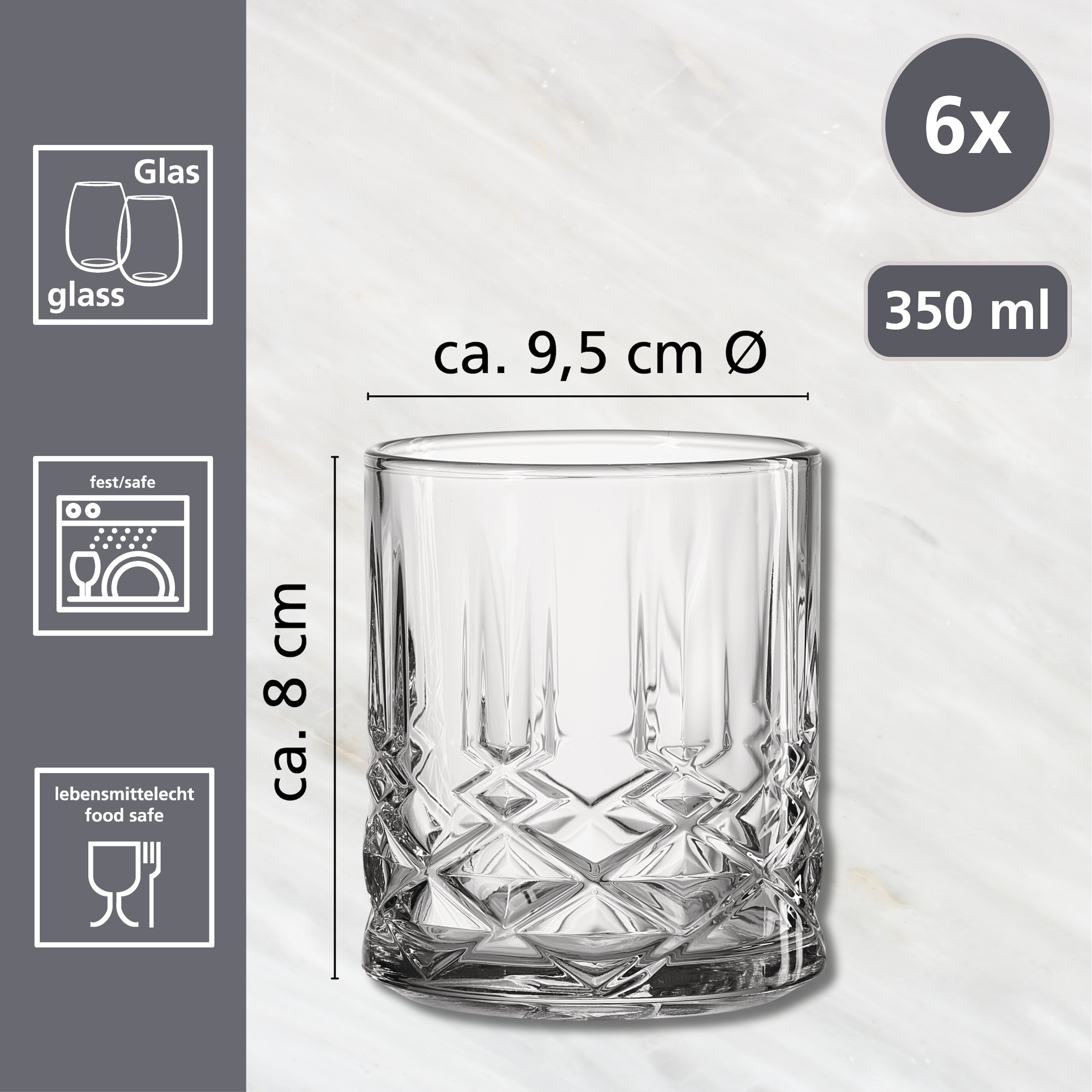 Ritzenhoff & Breker Gläser-Set »Capri« je 350 ml